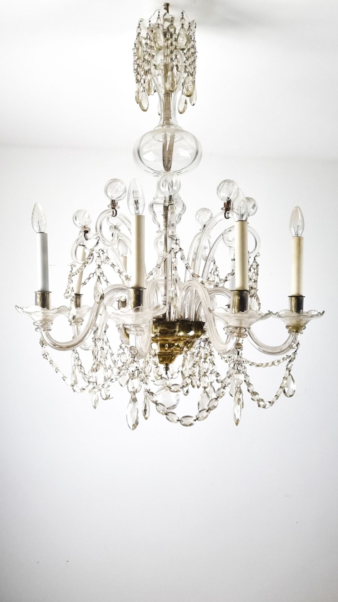 Ornate glass chandelier from vienna