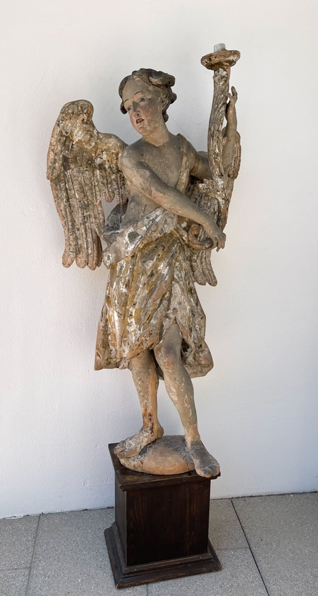 Monumentaler Renaissance "Leuchter Engel"