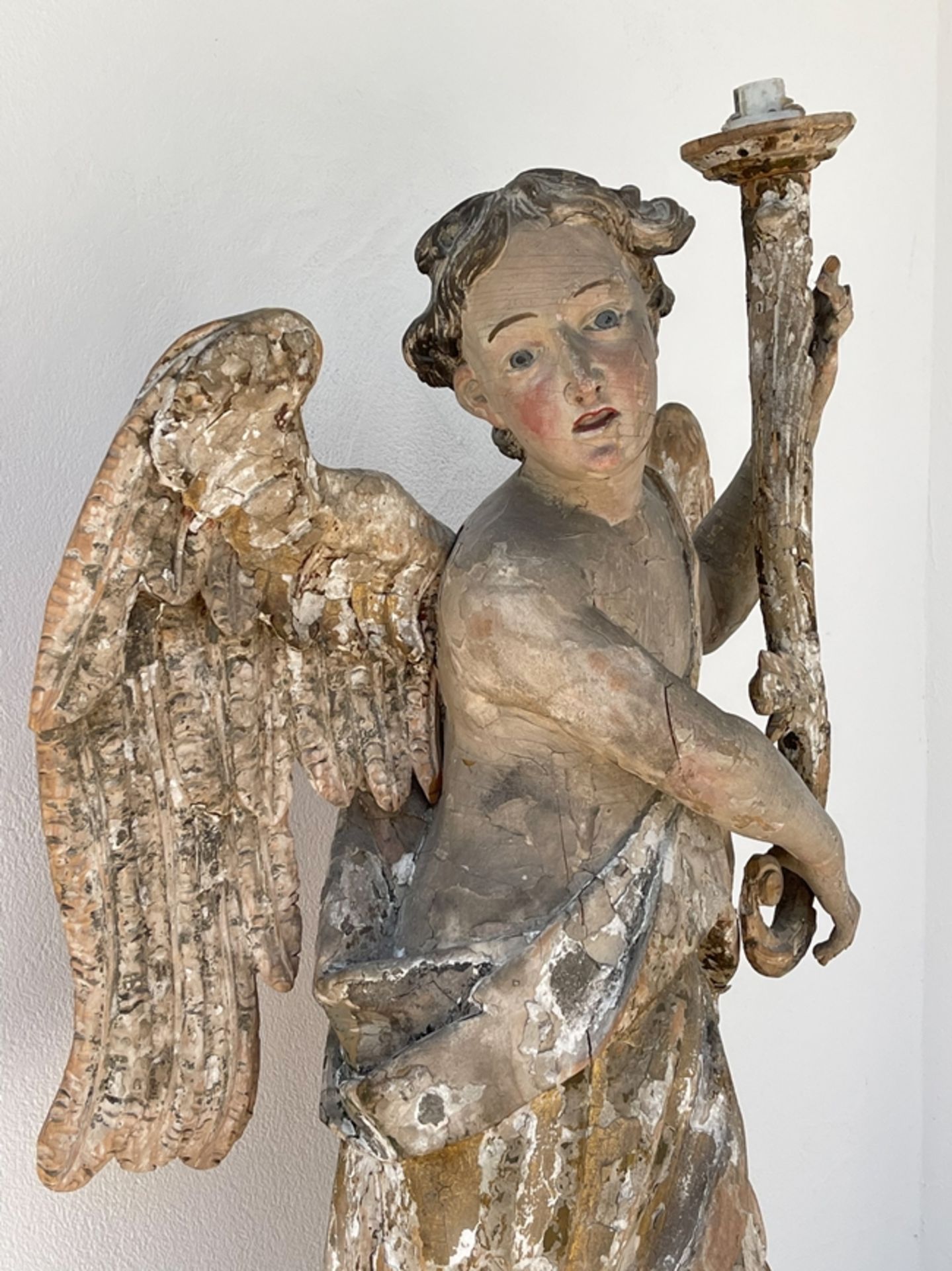 Monumentaler Renaissance "Leuchter Engel" - Bild 4 aus 21