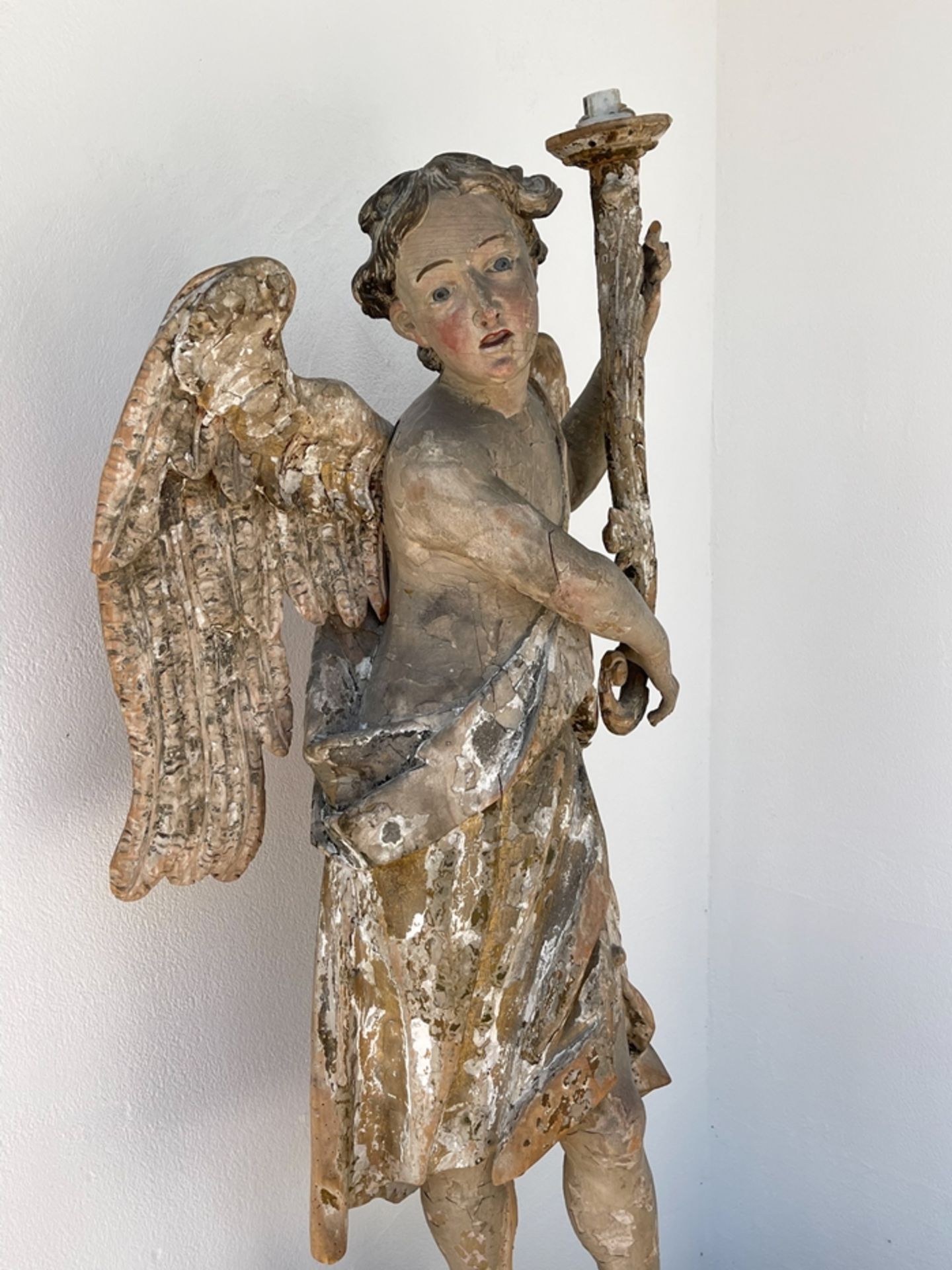 Monumentaler Renaissance "Leuchter Engel" - Bild 3 aus 21
