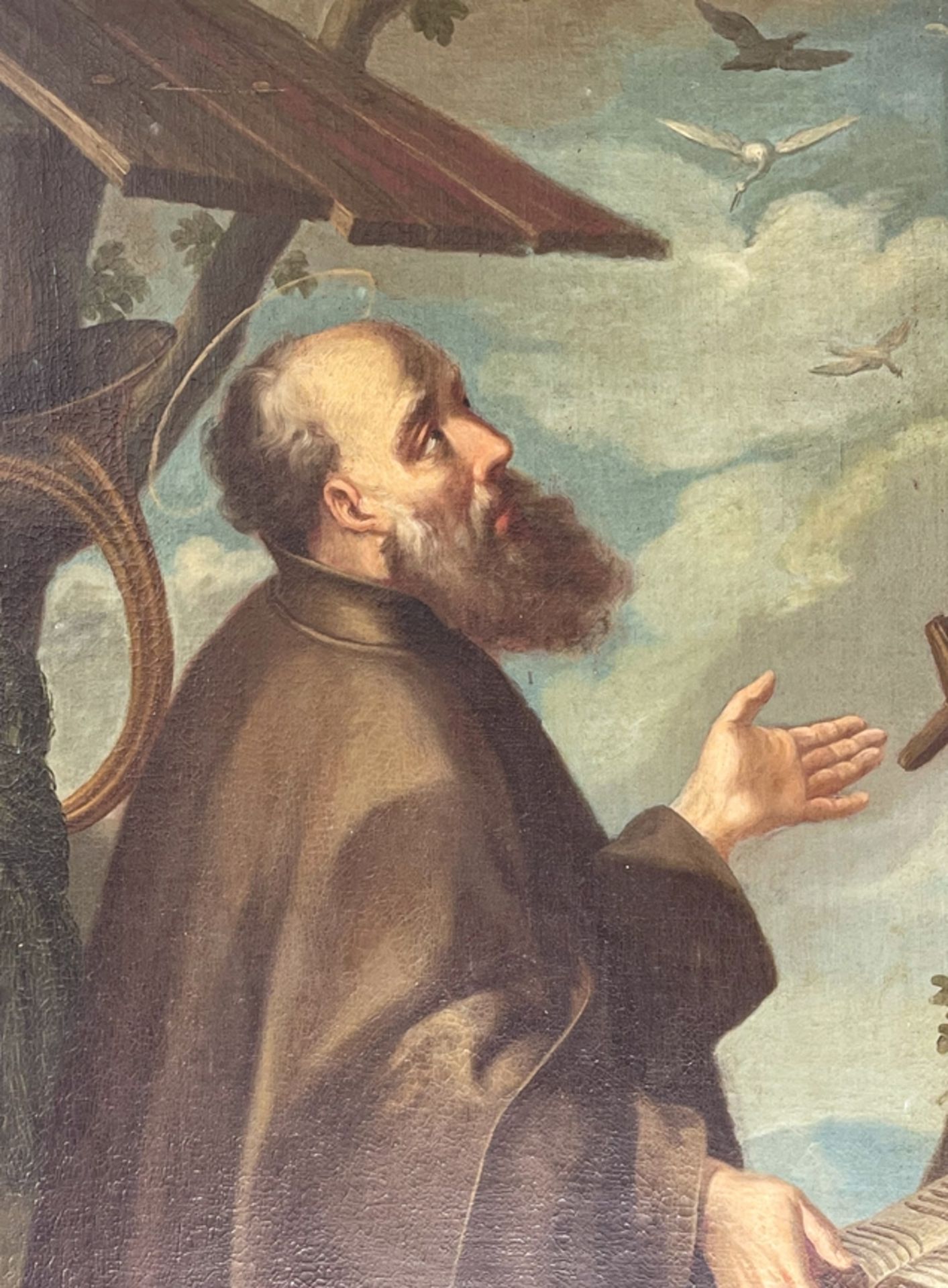 Barockgemälde Heiliger Conrad "Spiegel der Gewissenhaftigkeit" - Bild 3 aus 5