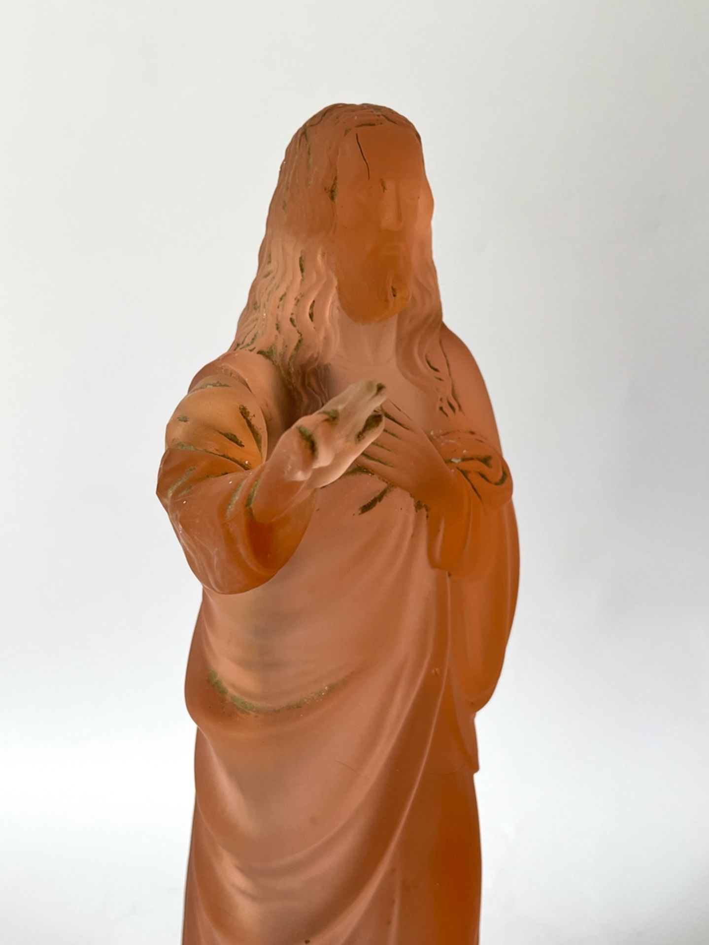 Rarität-Jesus aus Glas mit Spieluhr und Automat - Bild 7 aus 8