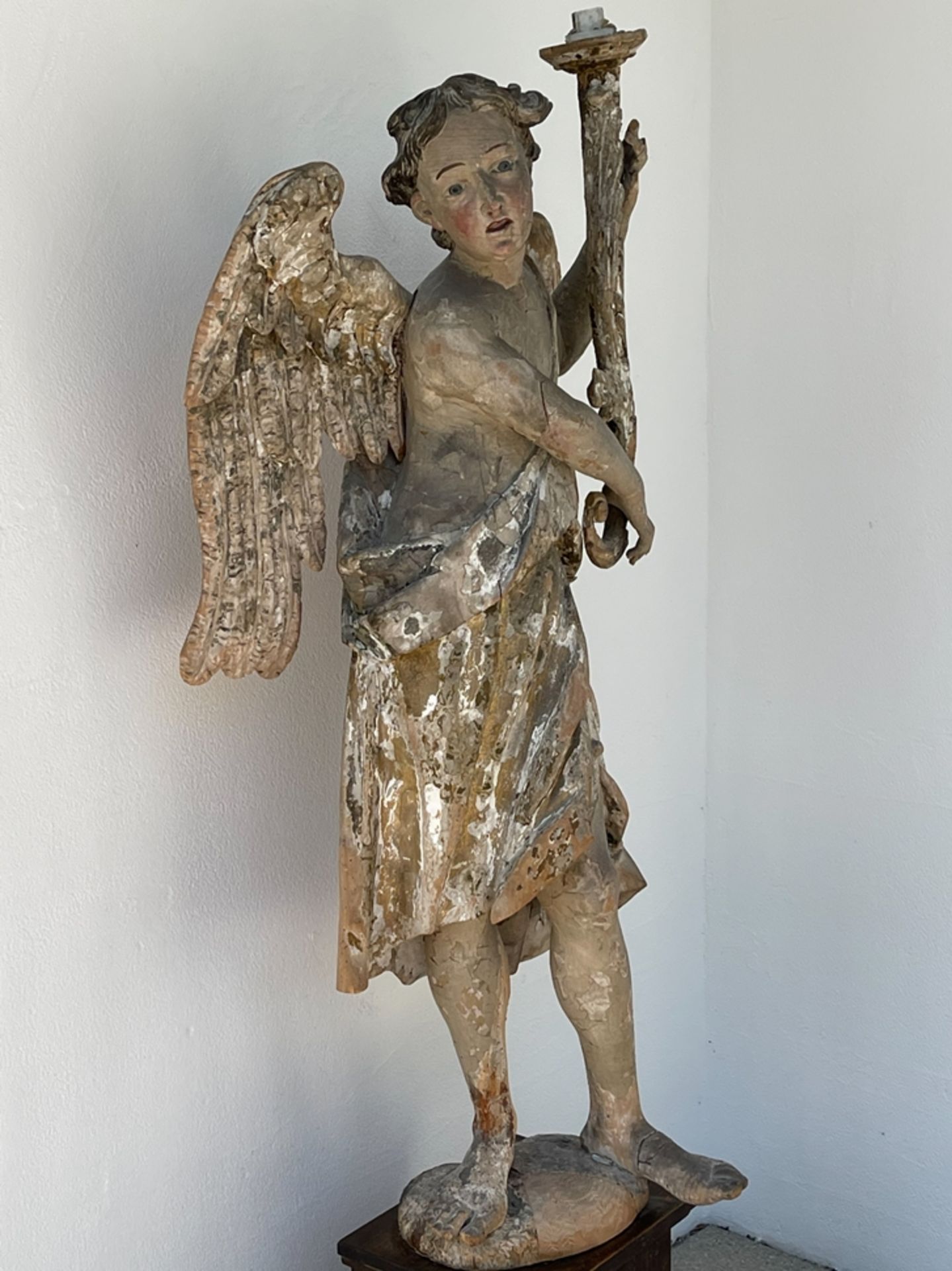 Monumentaler Renaissance "Leuchter Engel" - Bild 9 aus 21