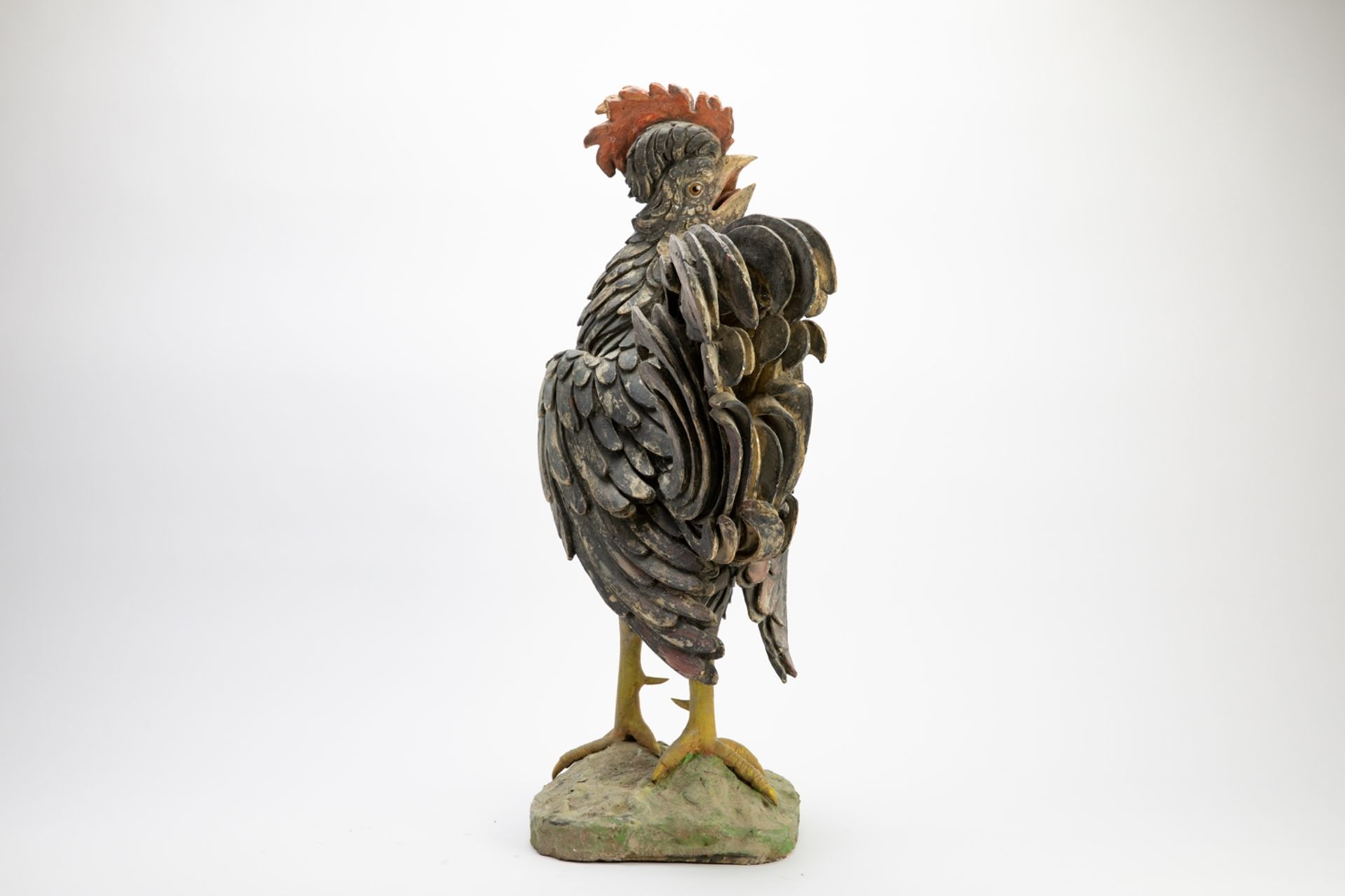 Finely carved rooster - Image 3 of 6
