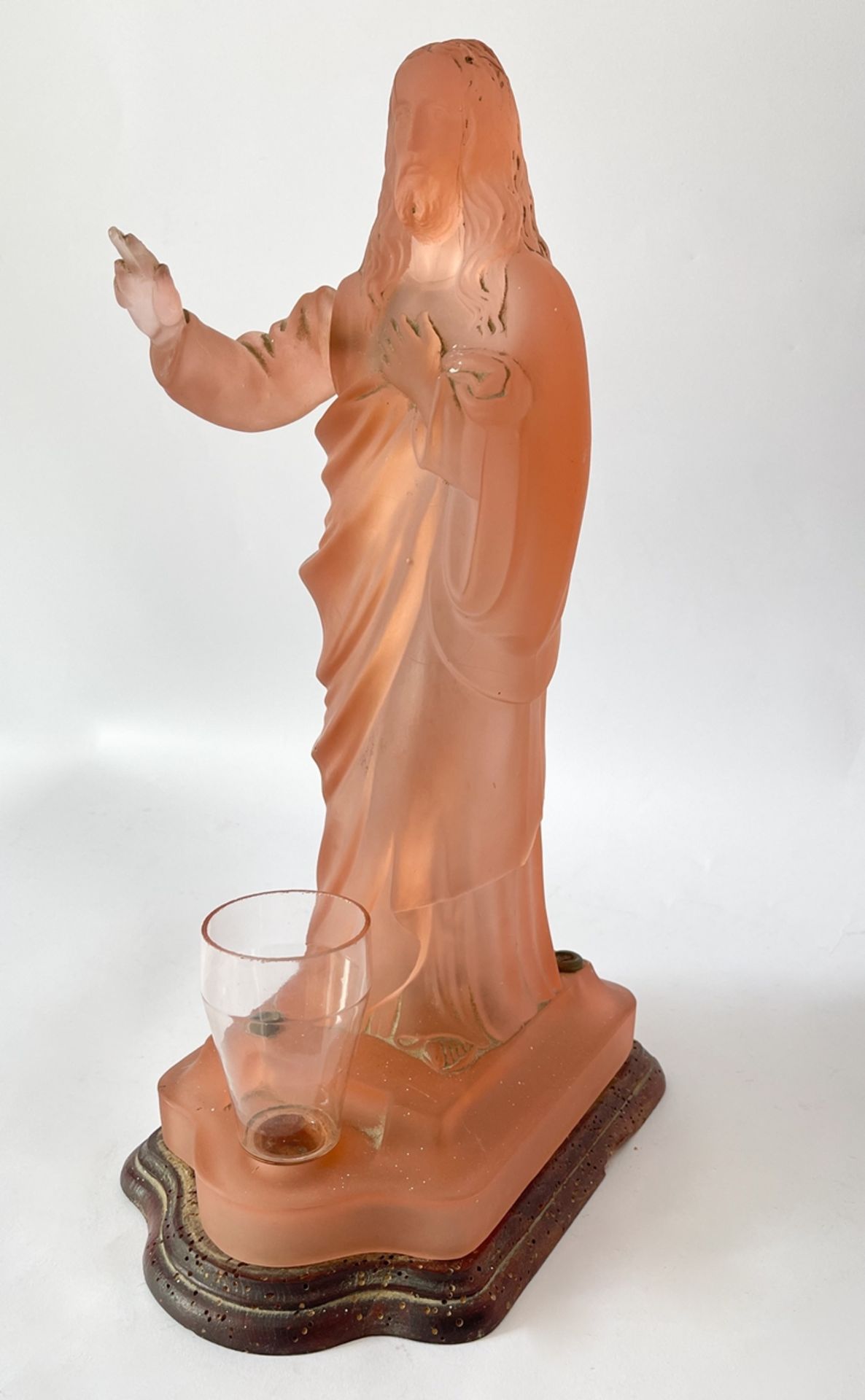 Rarität-Jesus aus Glas mit Spieluhr und Automat - Bild 2 aus 8