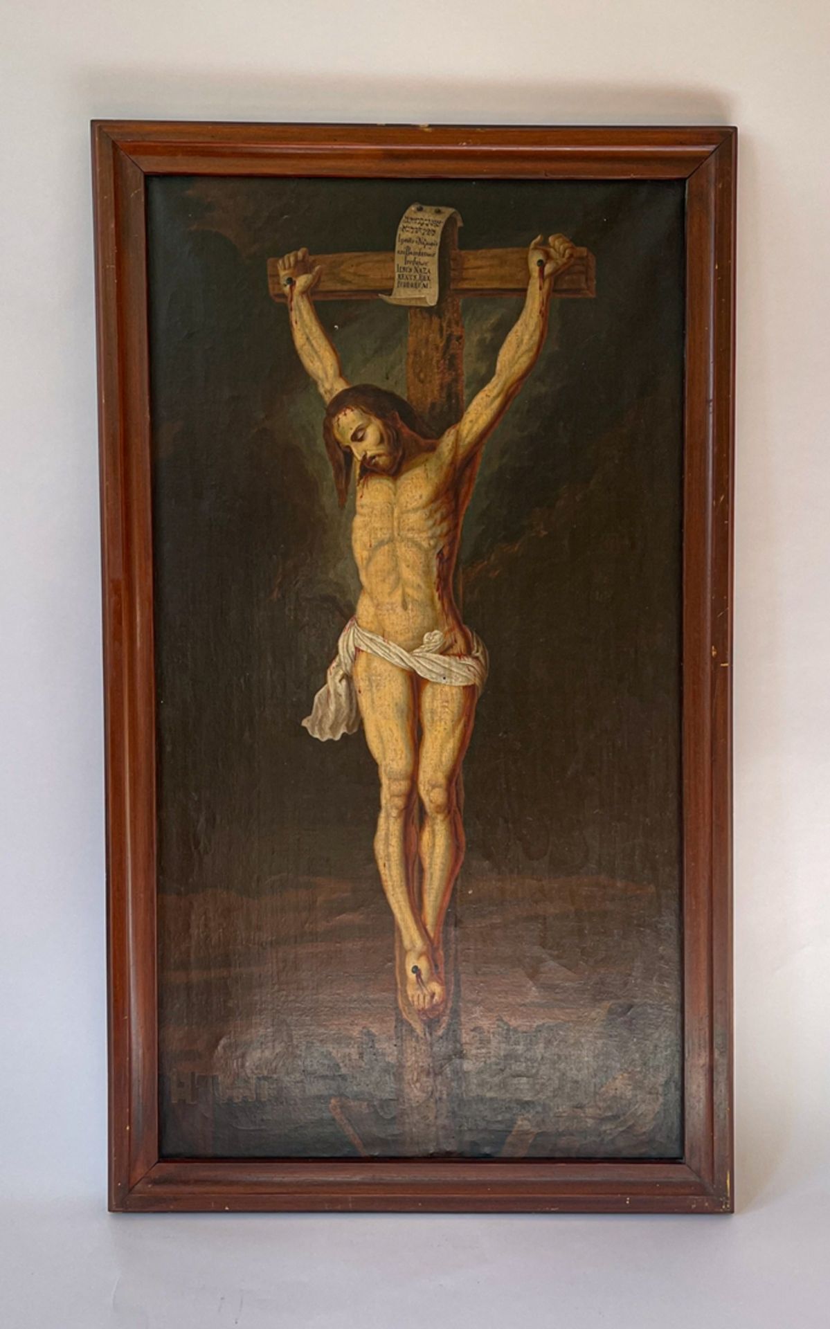 Barock/Renaissancegemälde "Herrgott am Kreuz"