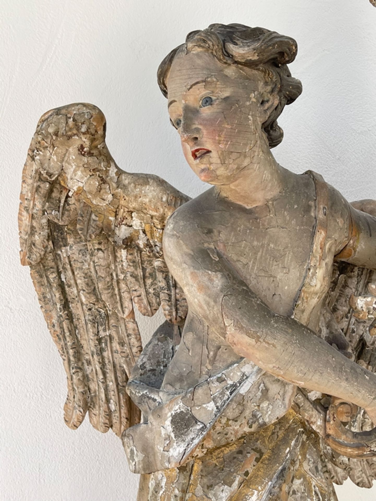 Monumentaler Renaissance "Leuchter Engel" - Bild 12 aus 21