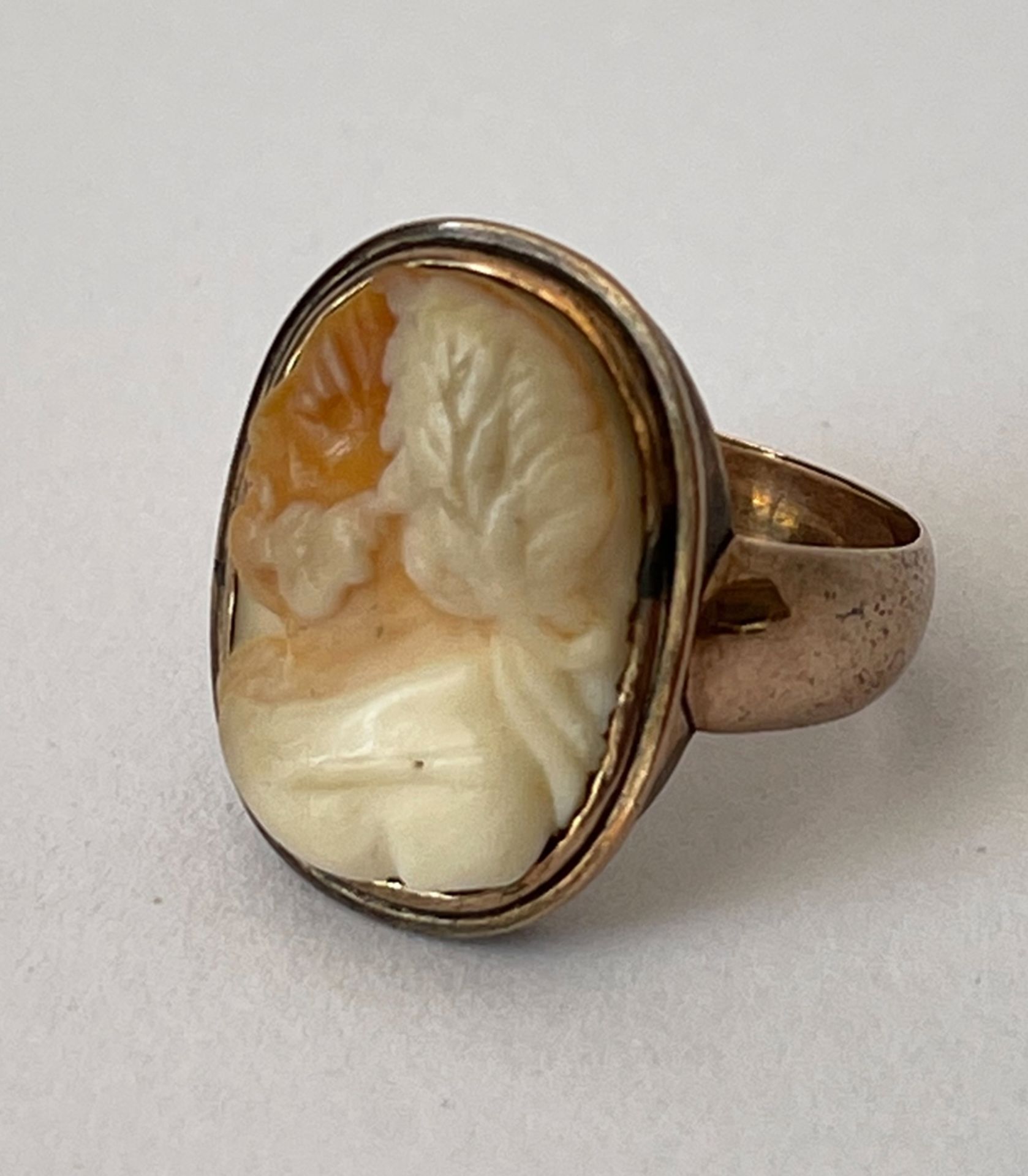Antiker Echtgold Ring mit Gemme - Bild 4 aus 5