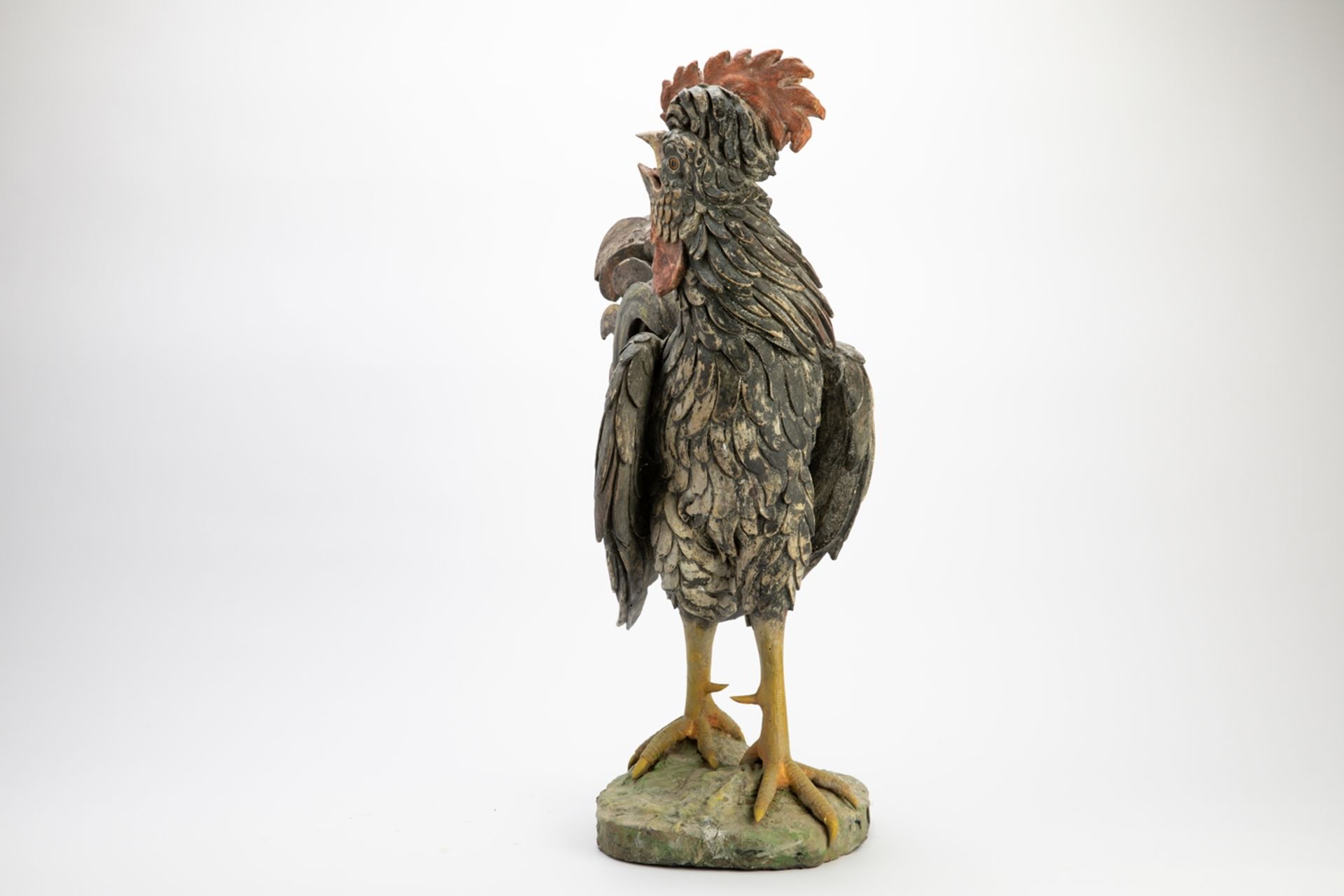 Finely carved rooster - Image 2 of 6