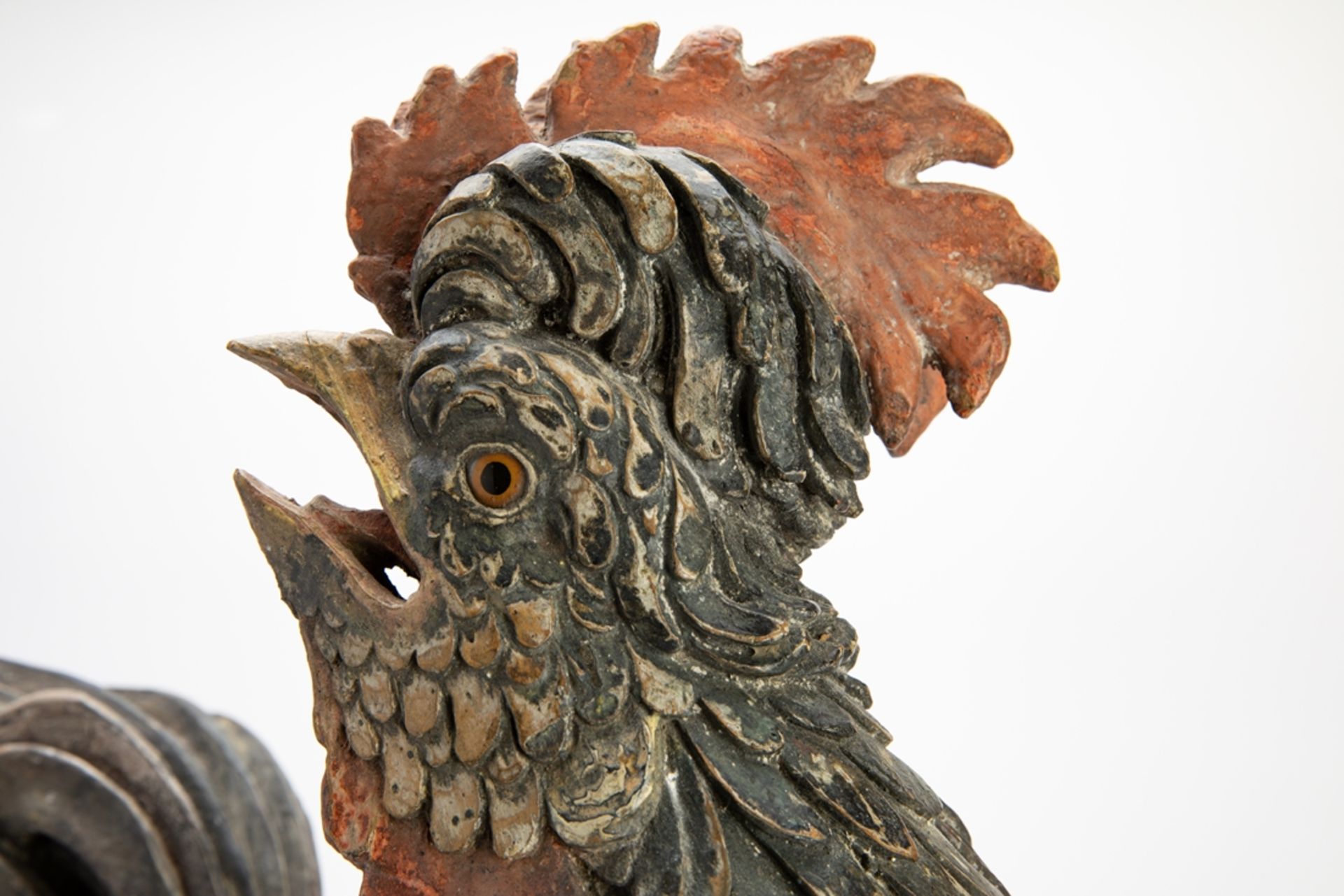Finely carved rooster - Image 5 of 6