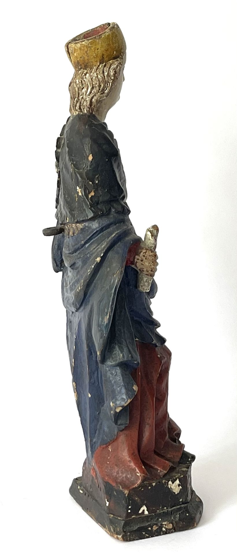 Kleine geschnitzte gotische Madonna - Image 5 of 5