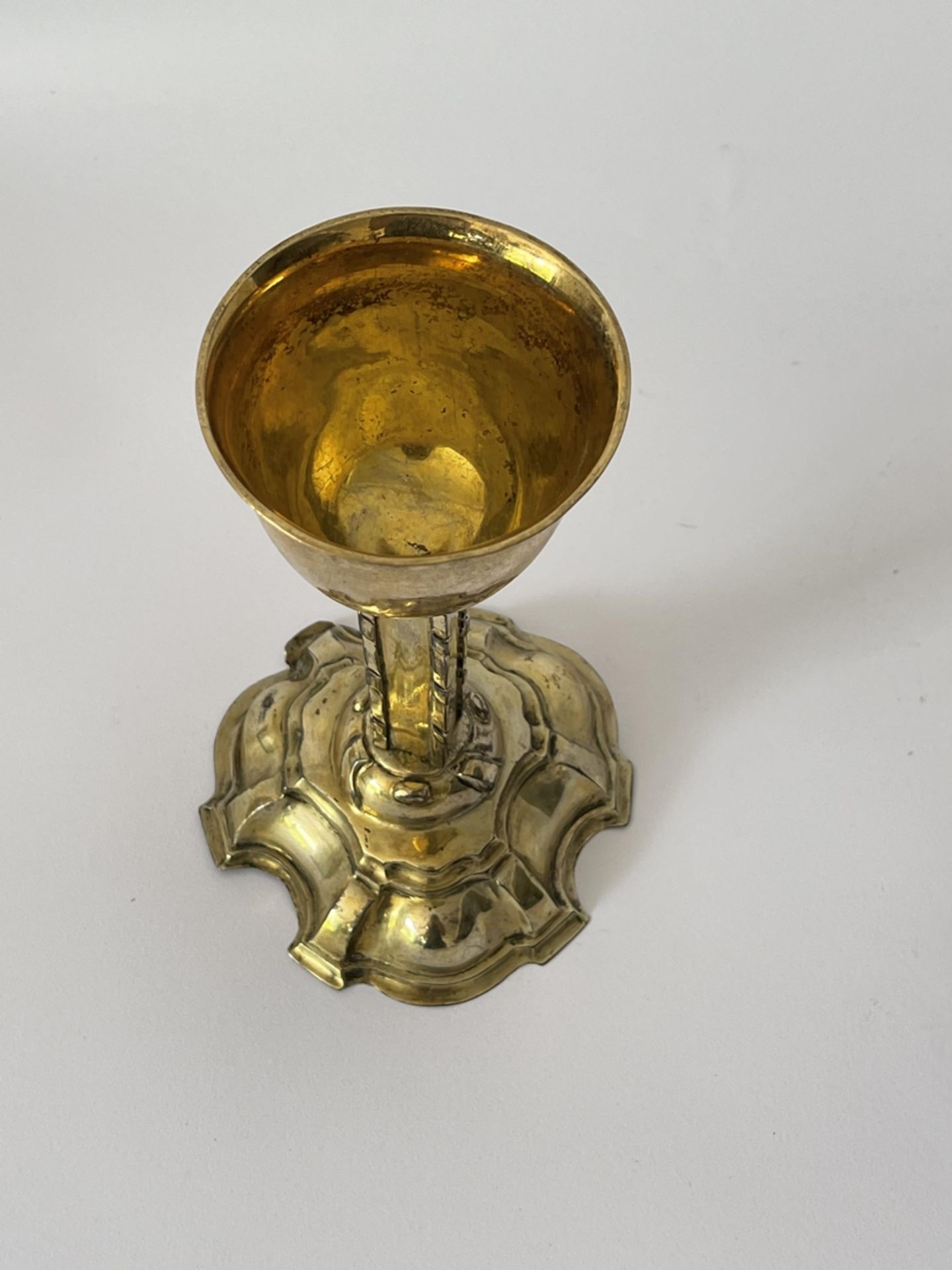 Prunkvoller Silberkelch vergoldet - Image 3 of 7