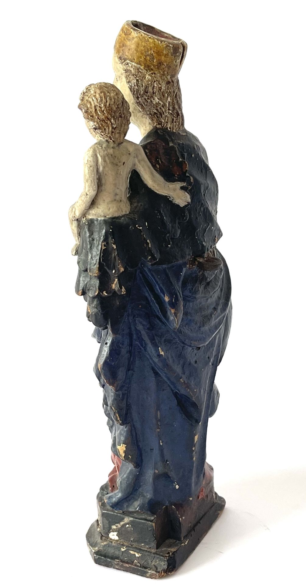 Kleine geschnitzte gotische Madonna - Image 3 of 5