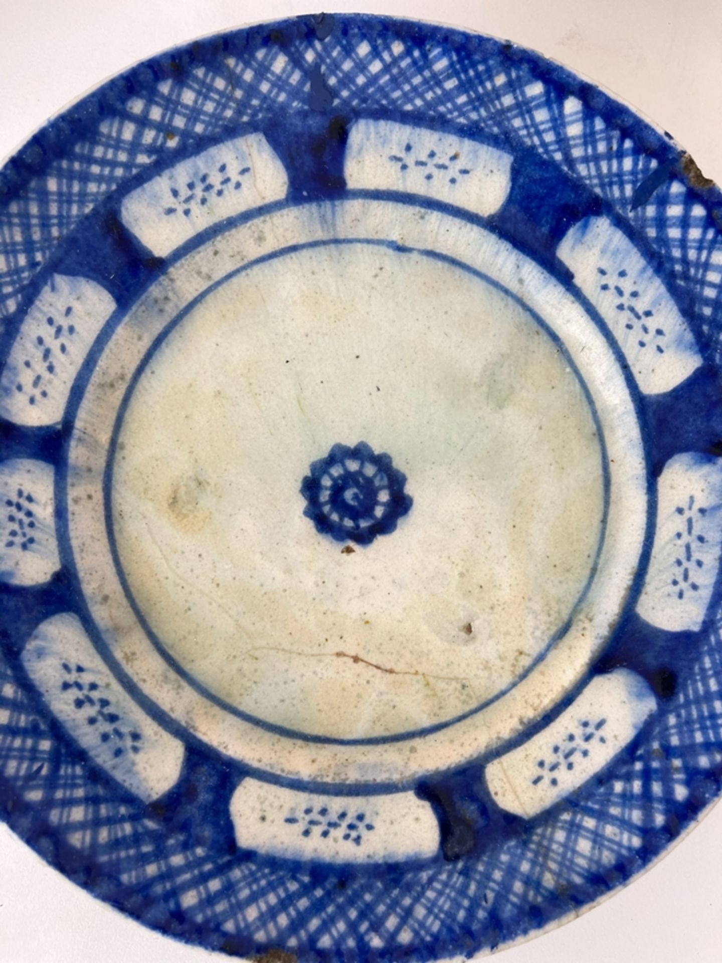 Konvolut von 3 alten Tellern China Blaumalerei - Bild 9 aus 13