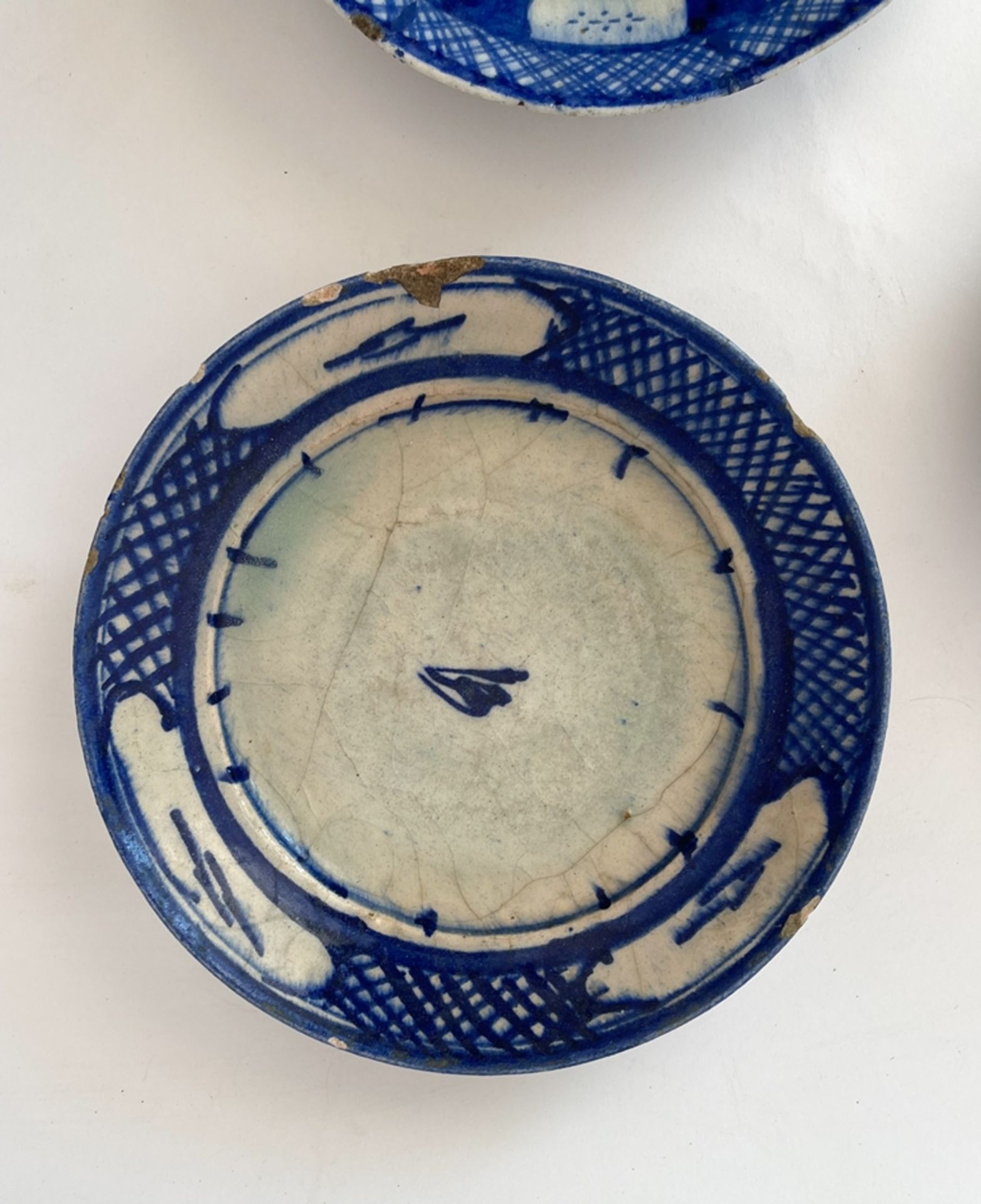 Konvolut von 3 alten Tellern China Blaumalerei - Bild 4 aus 13