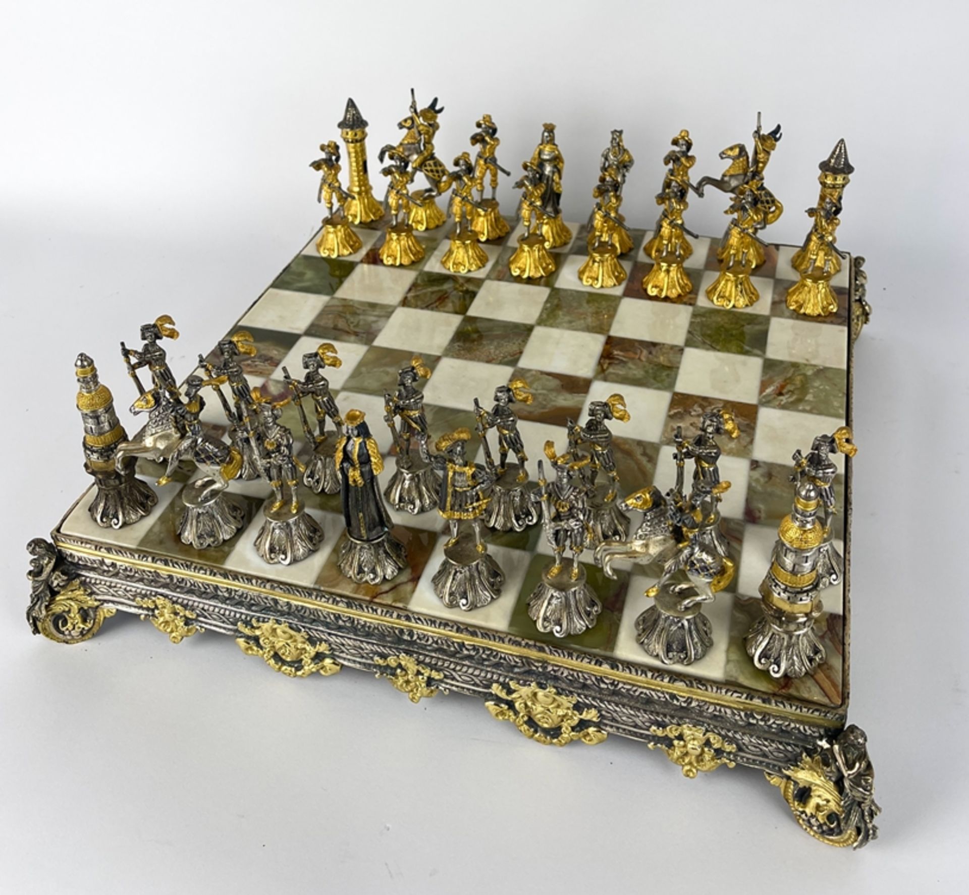 Prunkvolles Schachspiel - Image 5 of 16