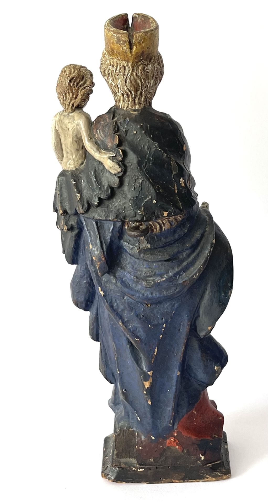 Kleine geschnitzte gotische Madonna - Image 4 of 5