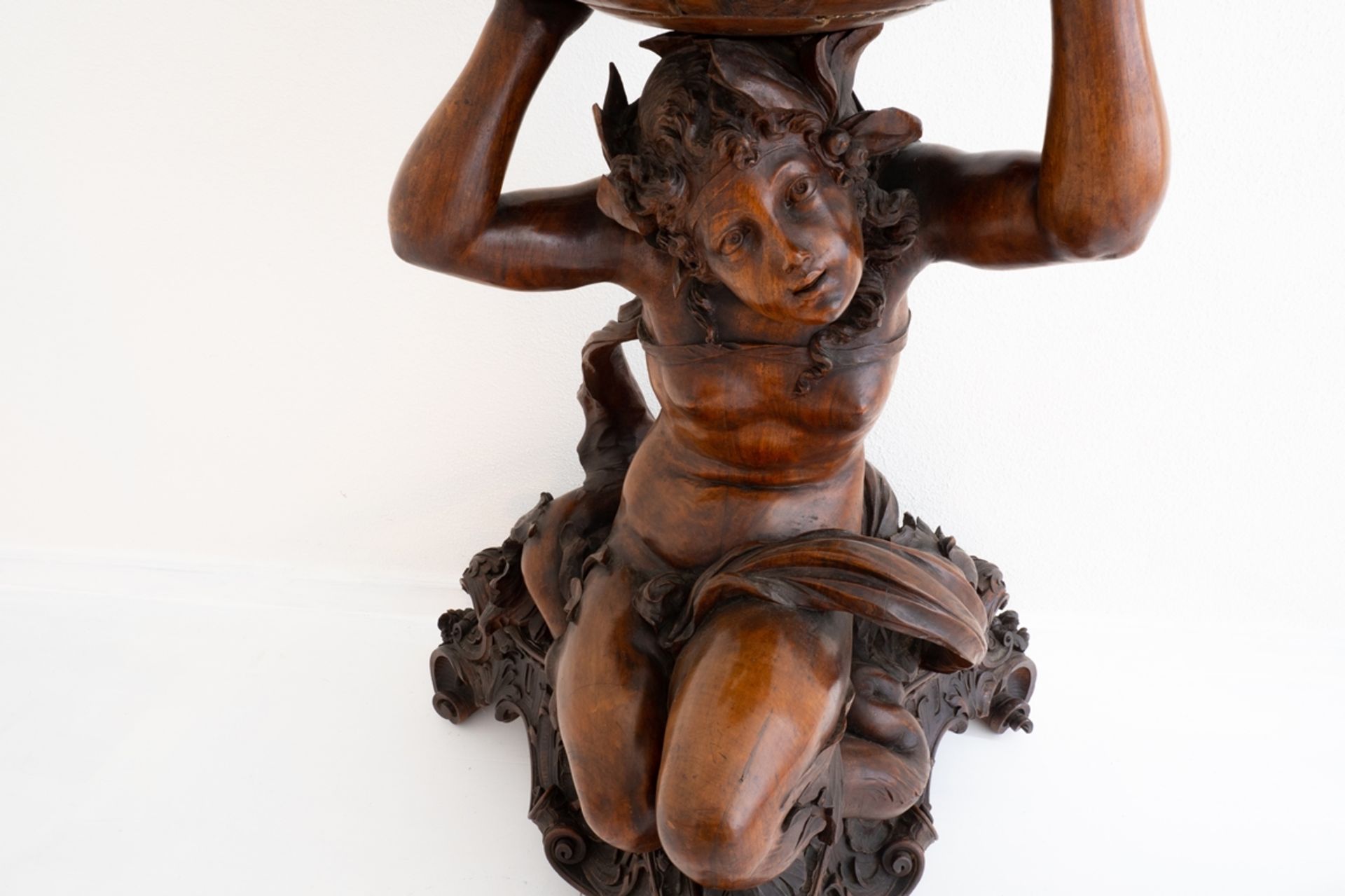 Sculpture Andrea Brustolon (1662-1732)  - Image 8 of 9