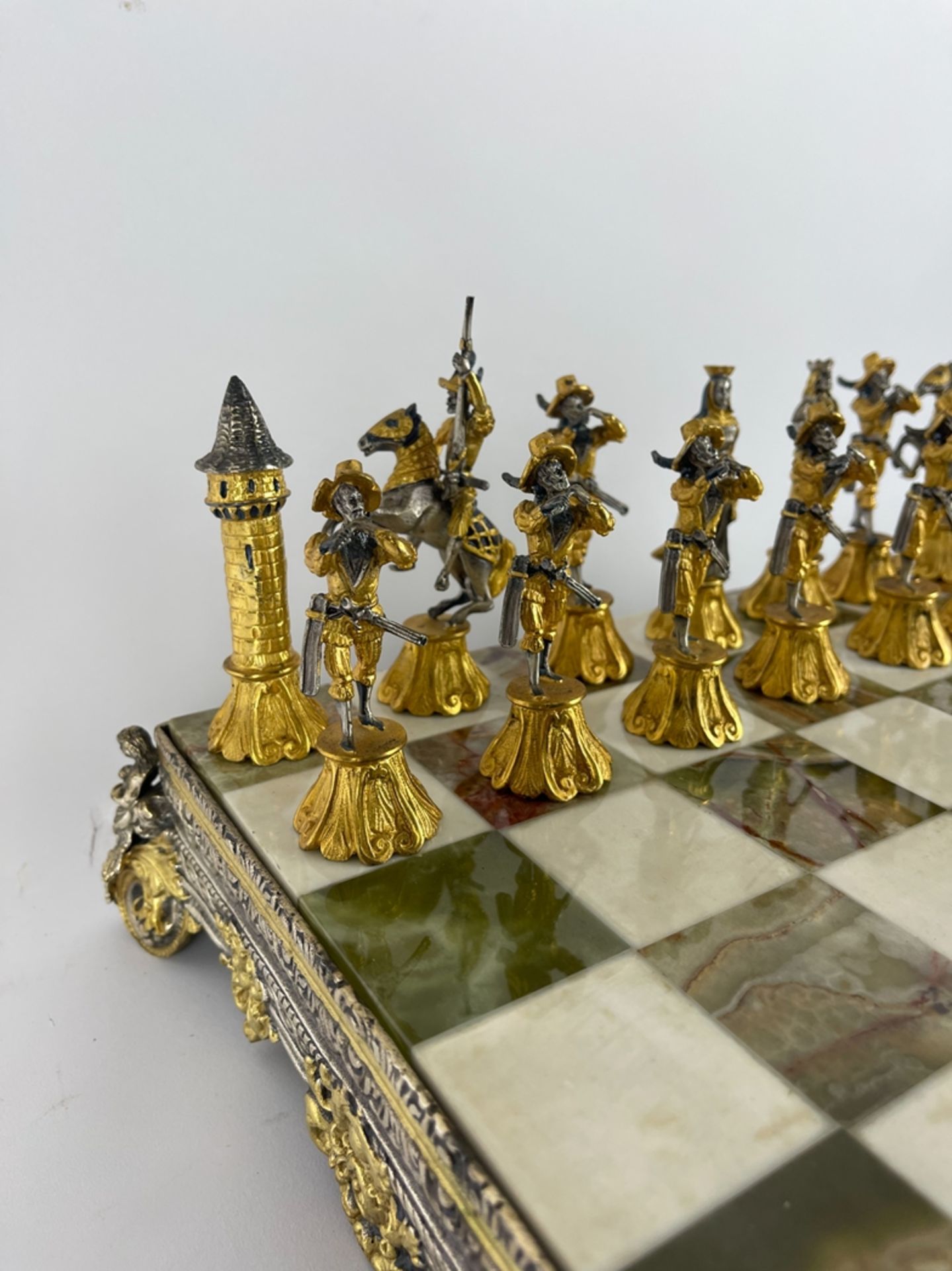 Prunkvolles Schachspiel - Image 7 of 16