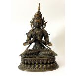 Alter Bronzebuddha