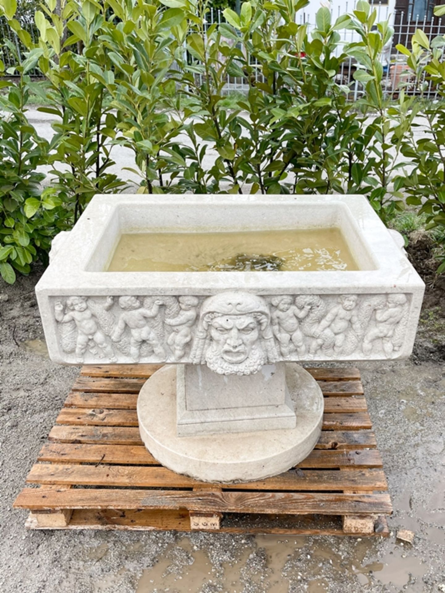 Großer Art-Deco/Jugenstil Brunnen/Pflanzschale - Bild 7 aus 8