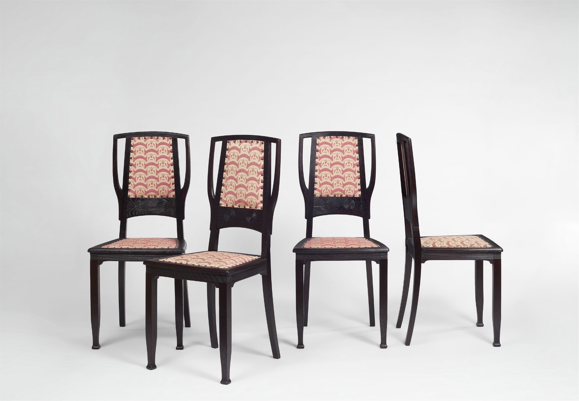 Four dining chairs , Attributed to Henry van de Velde