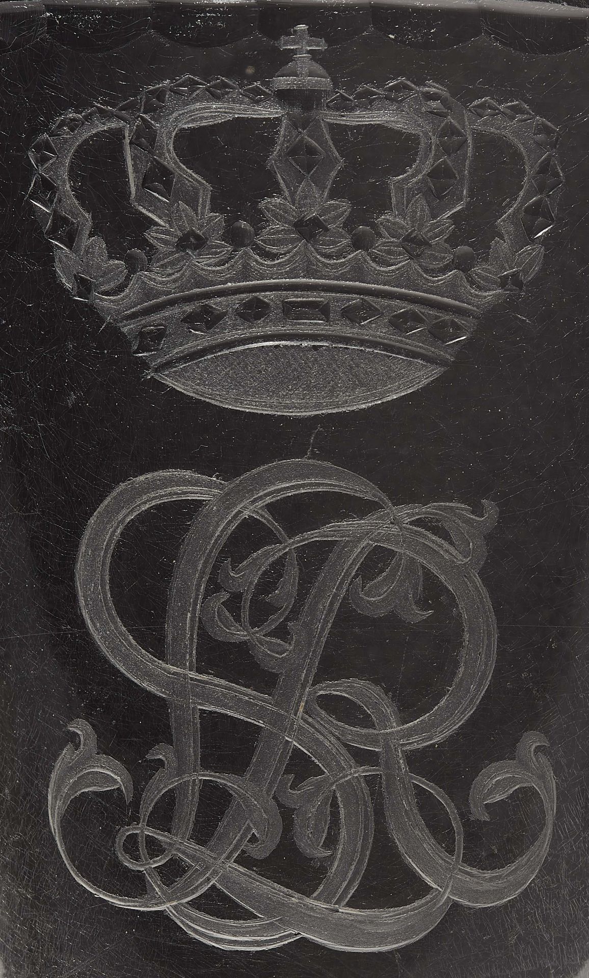 Bedeutender Deckelpokal mit vier königlichen Monogrammen - Bild 2 aus 2