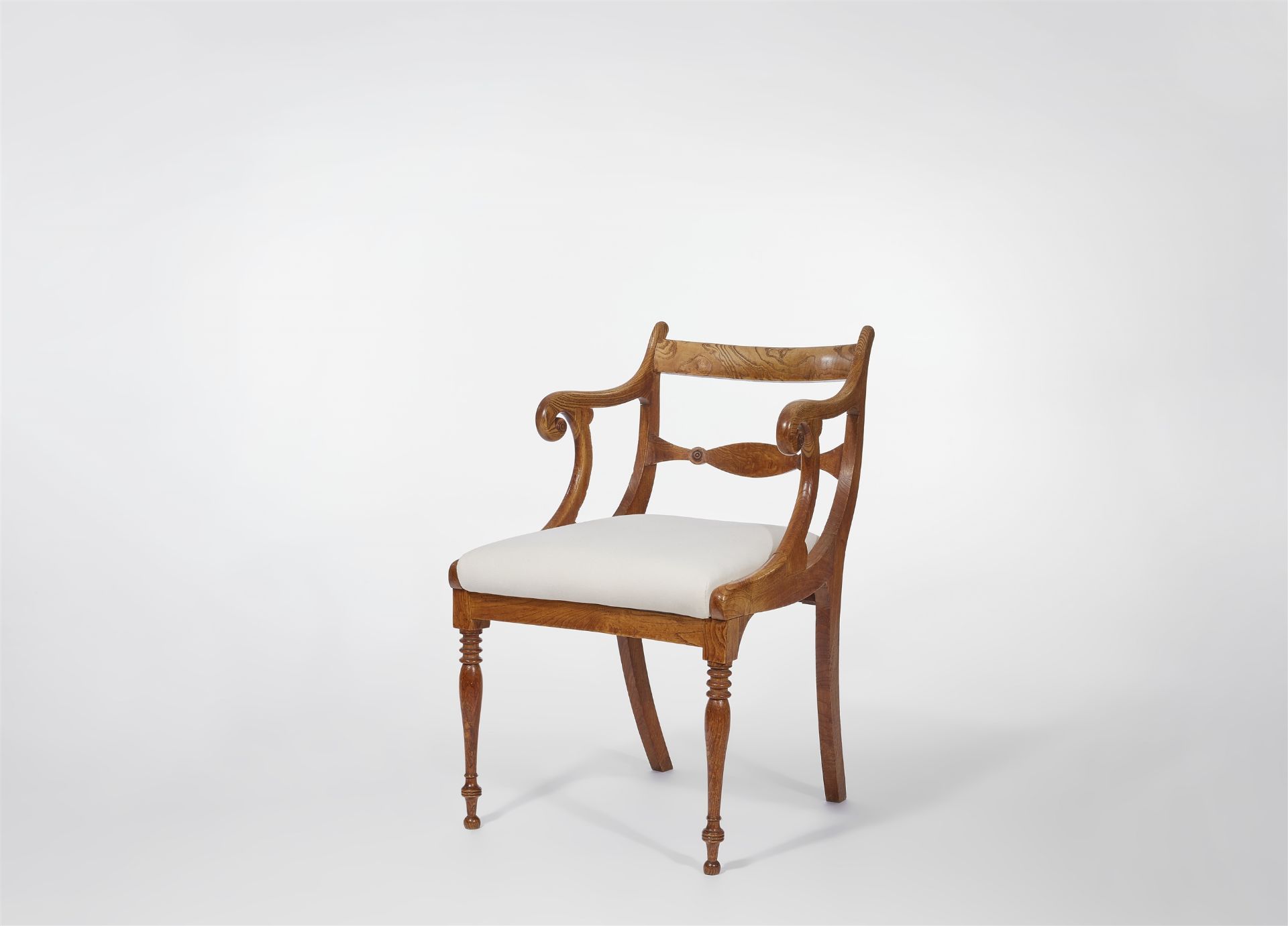 An armchair after a design by Karl Friedrich Schinkel