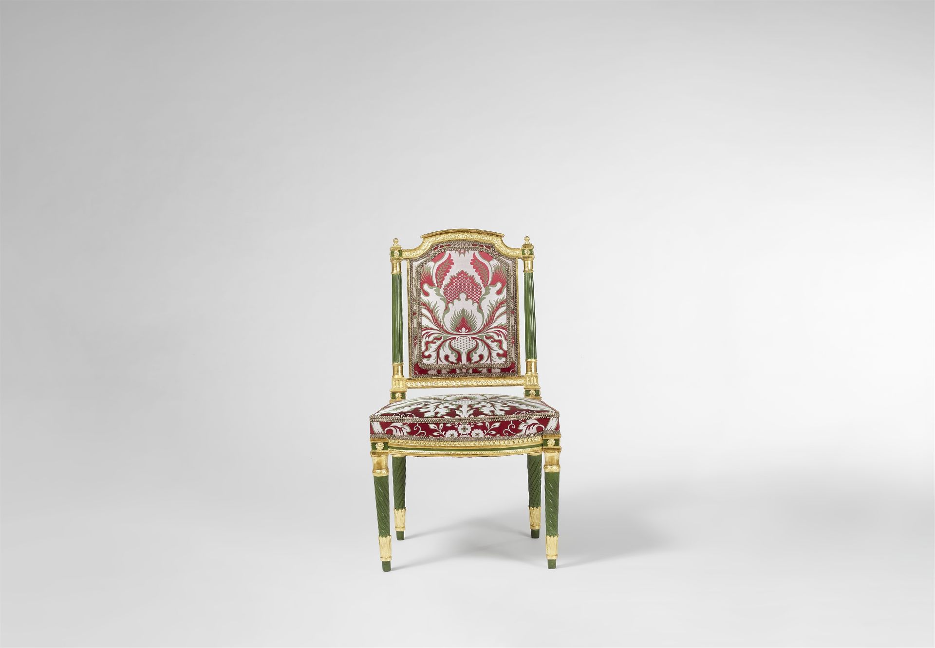 Chaise d'époque Louis XVI , Wohl ehemals aus dem Palast in Pawlowsk - Bild 7 aus 7