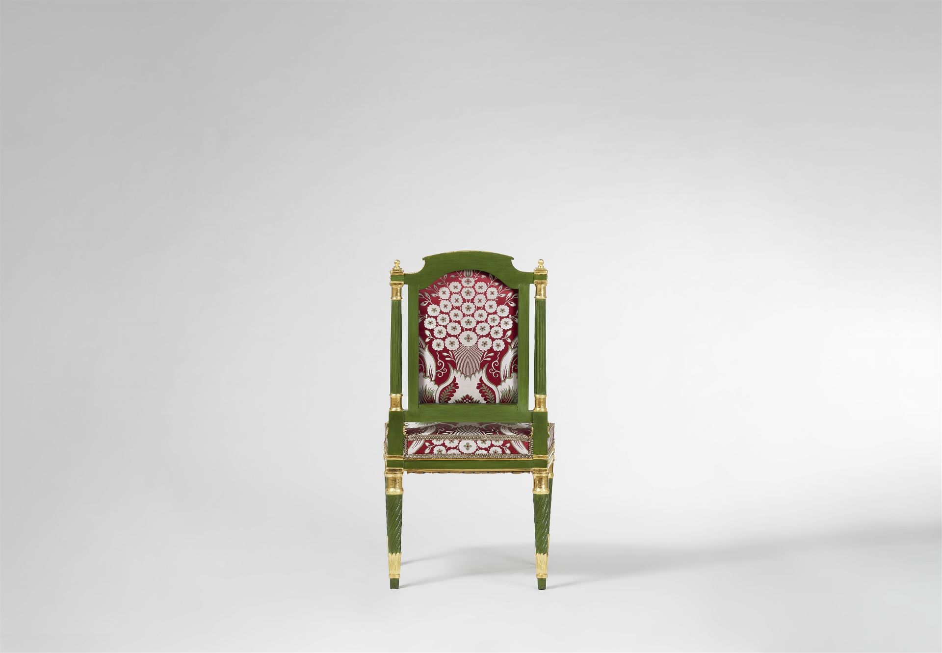 Chaise d'époque Louis XVI , Wohl ehemals aus dem Palast in Pawlowsk - Bild 5 aus 7