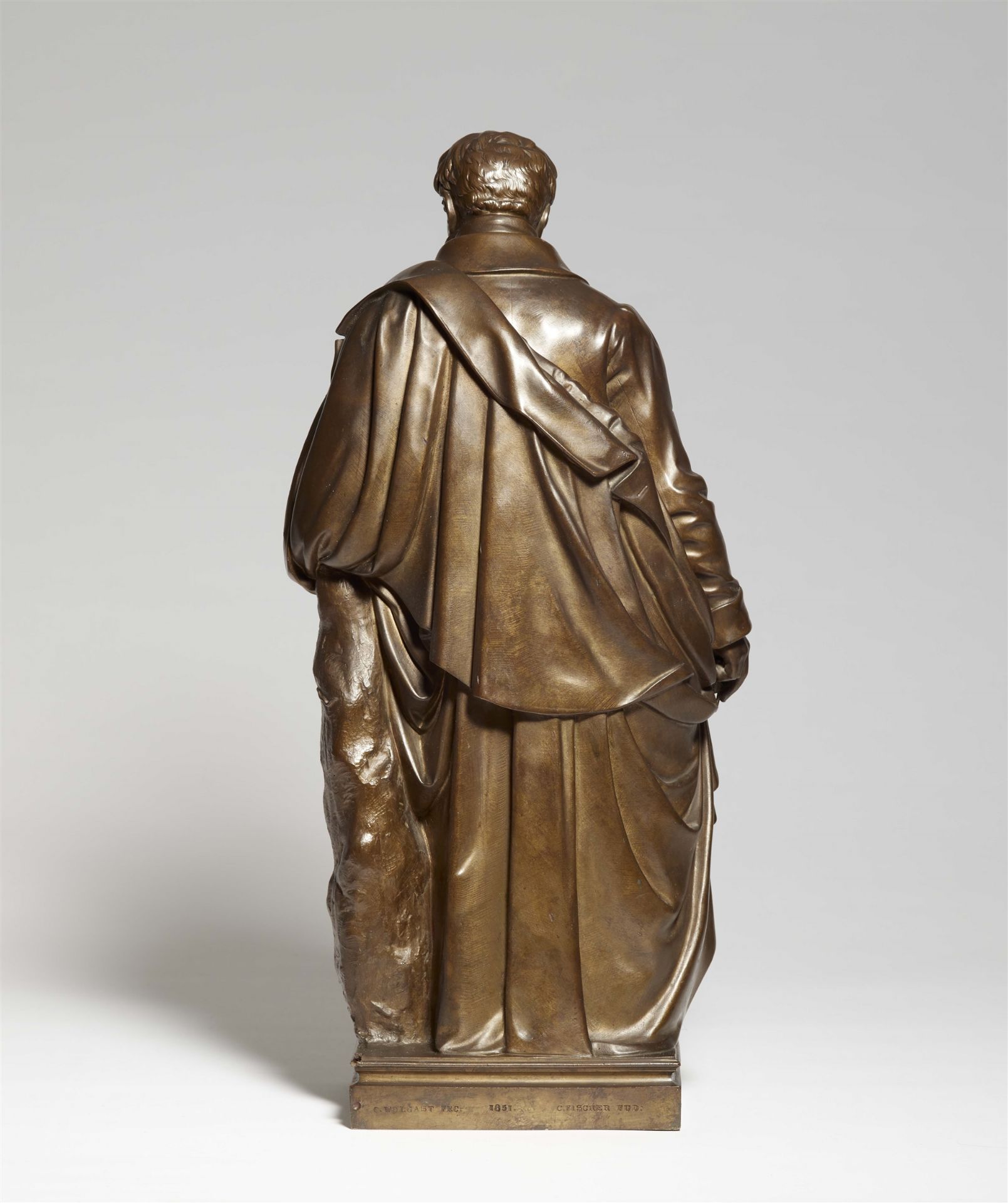 Museale Bronzeplastik "Alexander v. Humboldt." - Bild 3 aus 5