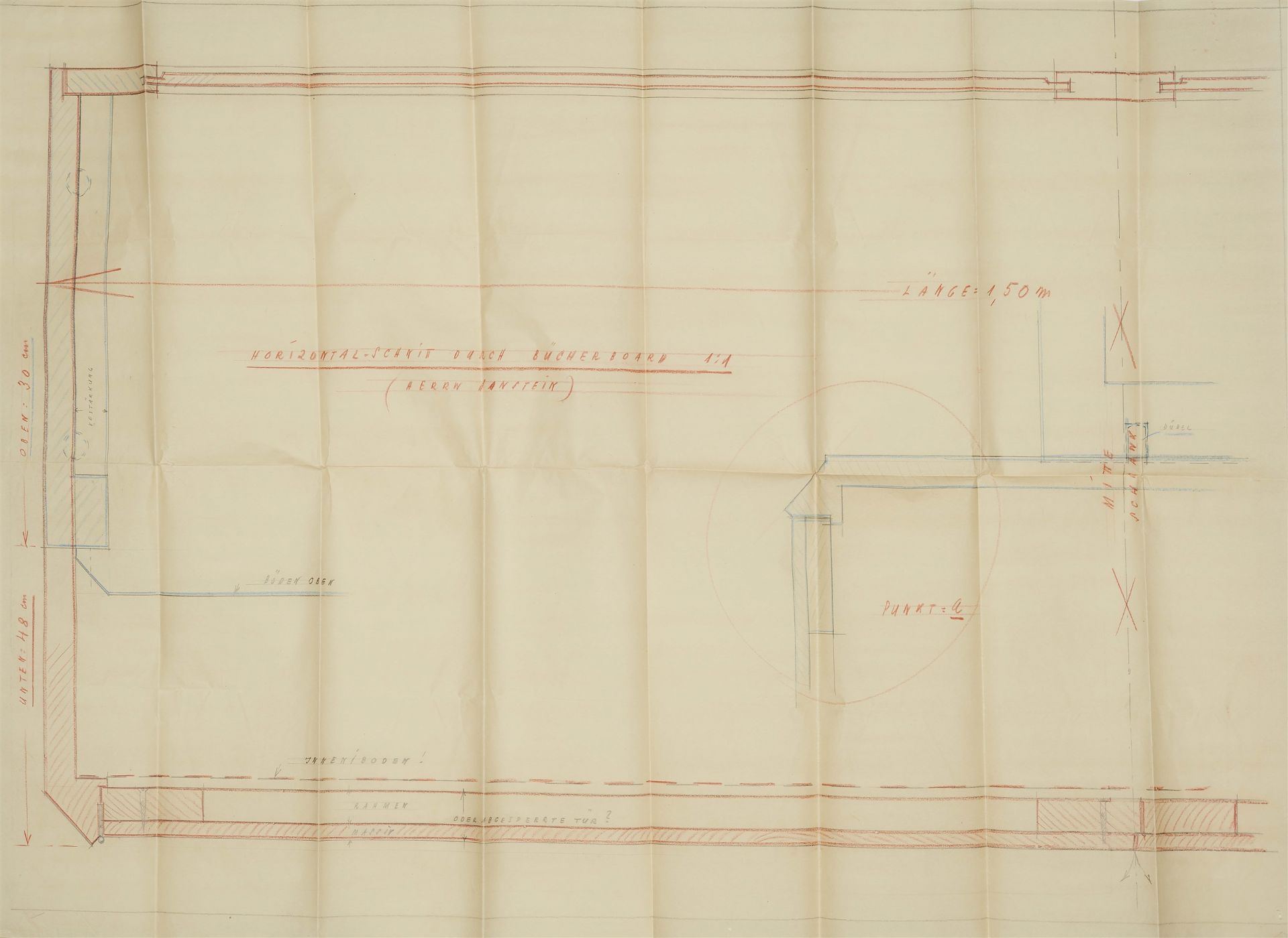 Das Herrenzimmer von Walter Gropius und Adolf Meyer für Georg und Ilse Hanstein , inkl. sechs Briefe - Bild 6 aus 27