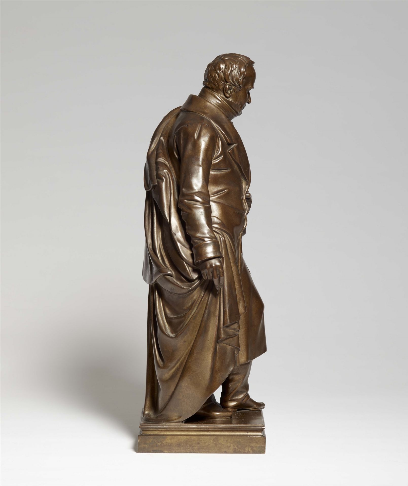Museale Bronzeplastik "Alexander v. Humboldt." - Bild 2 aus 5