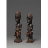 PAIR OF BAULE FIGURES