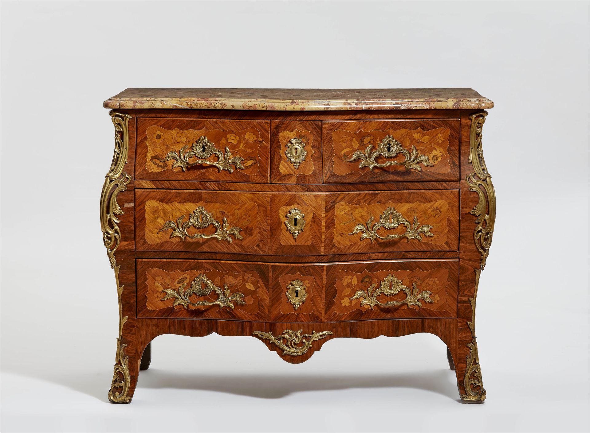 A Louis XV chest of drawers