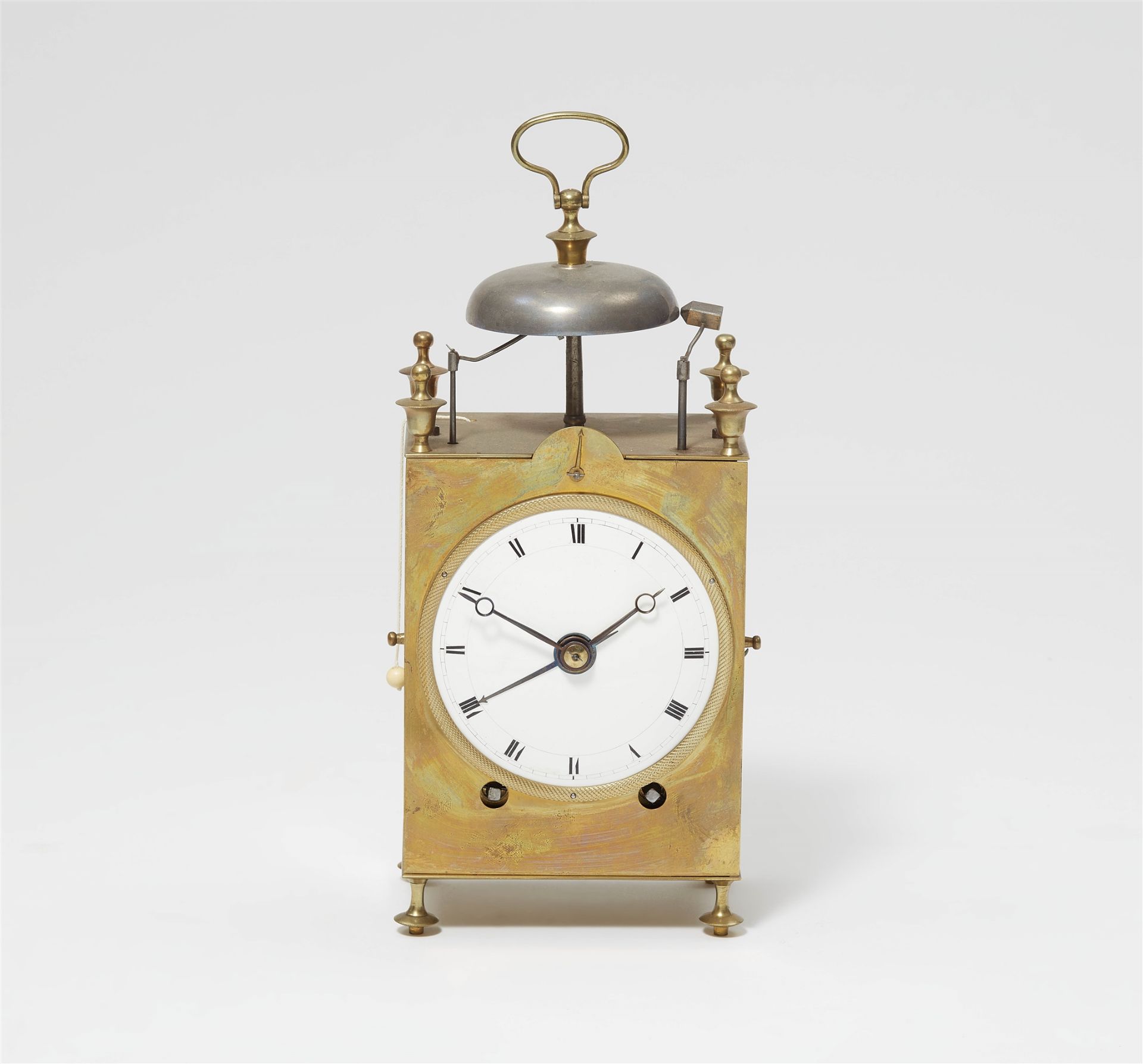 A French capucine clock with alarm