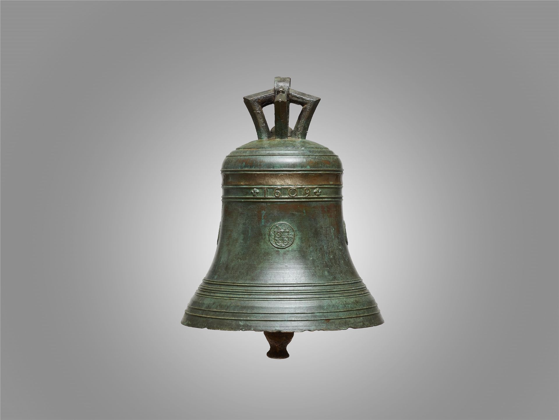 A rare bronze mission bell from 1609 - Image 2 of 5