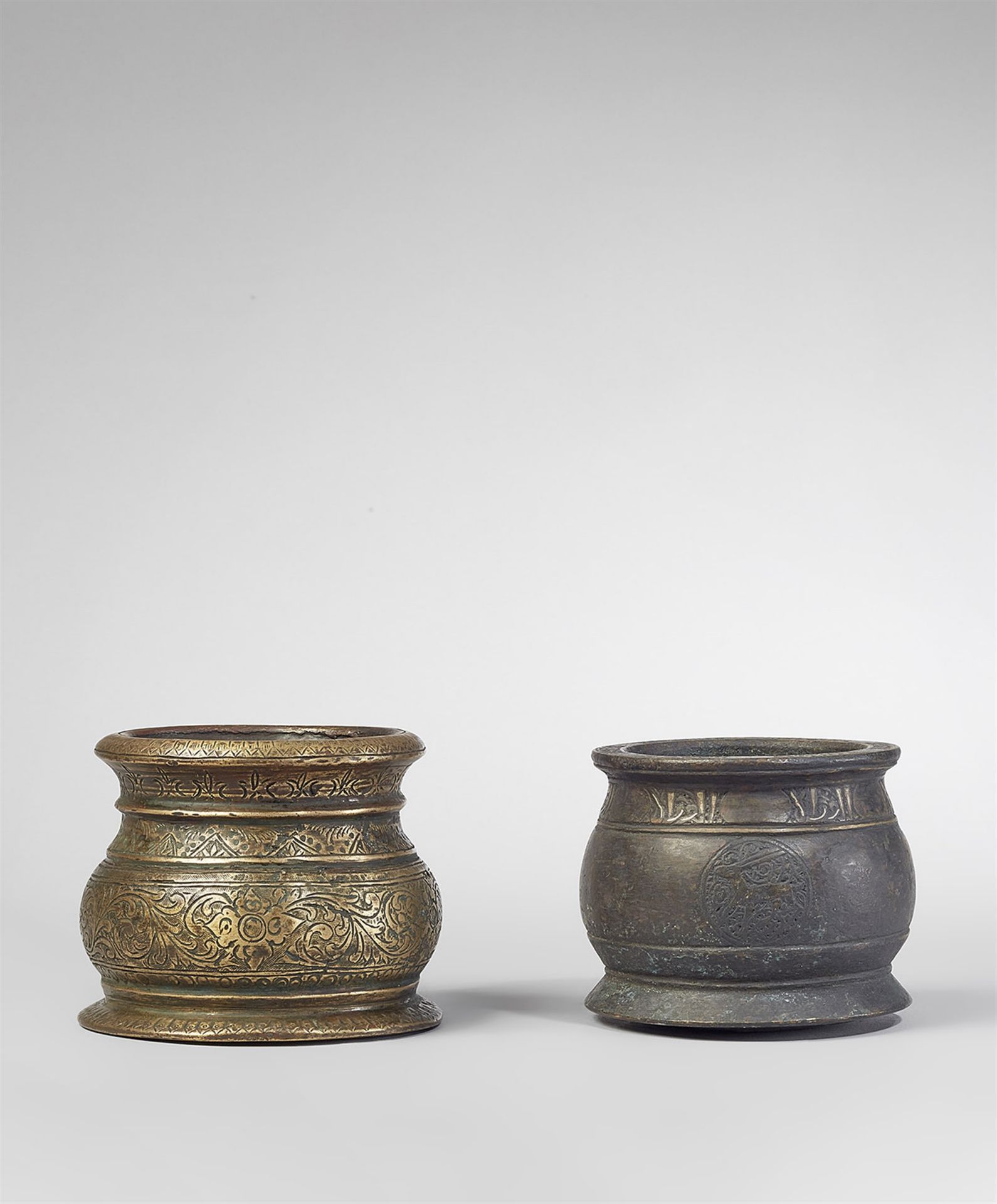 Two Mughal era mortars - Image 2 of 4