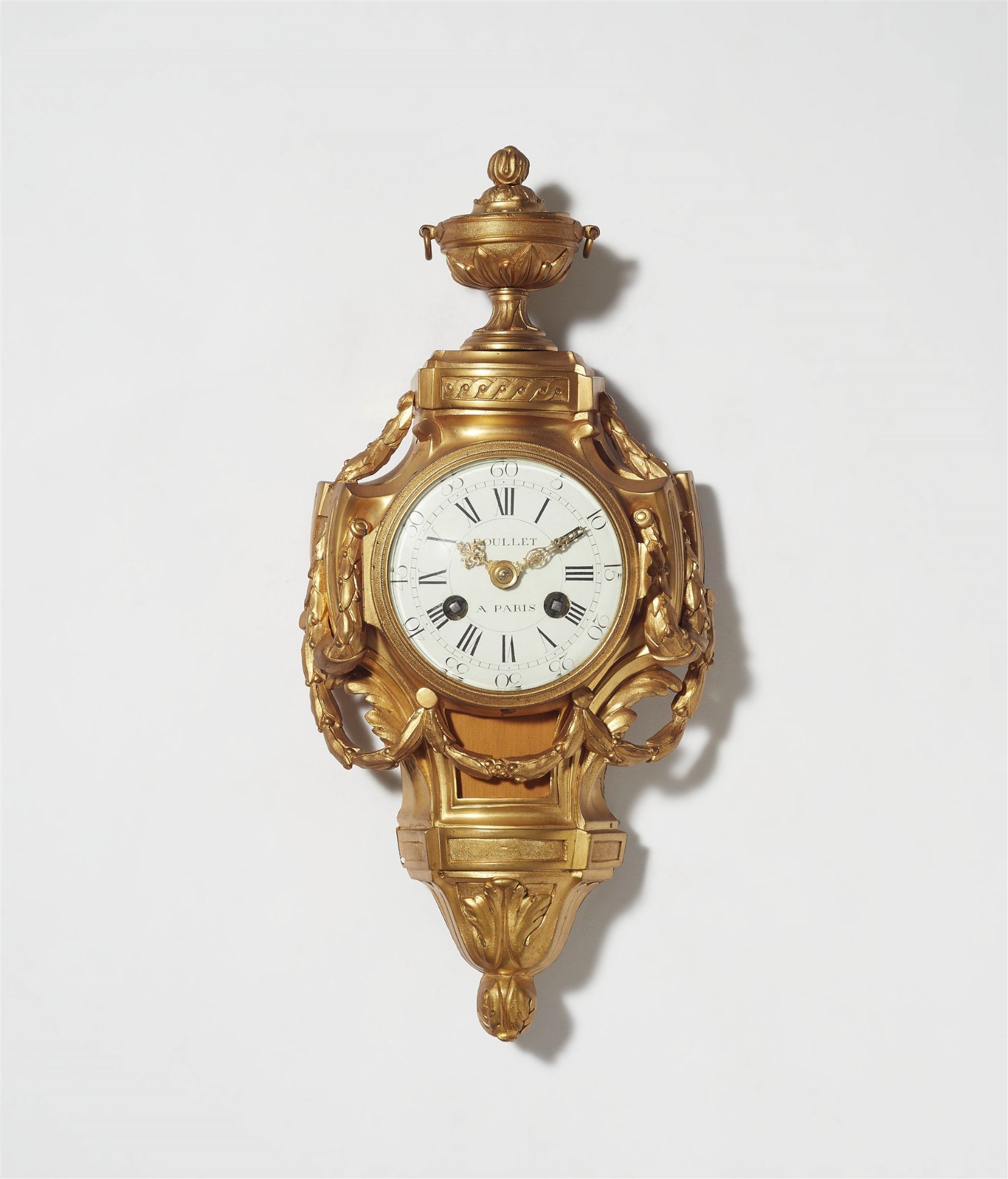 A Parisian ormolu cartel clock