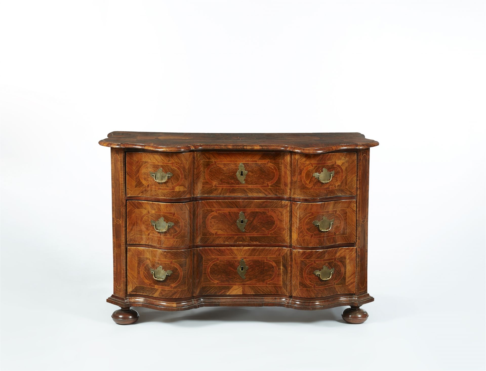 A German Baroque chest of drawers