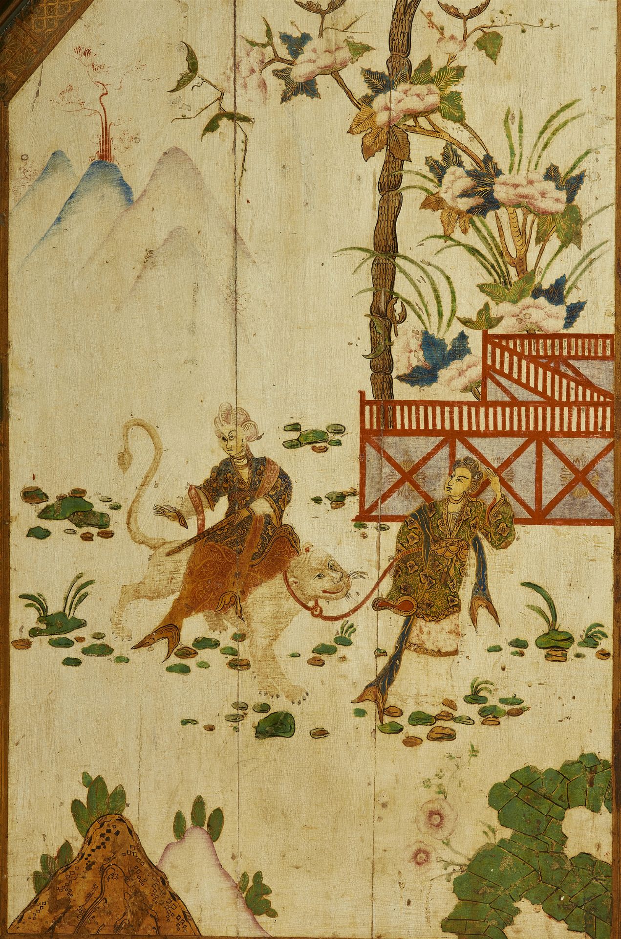 An important Chinoiserie painted cabinet - Image 24 of 26