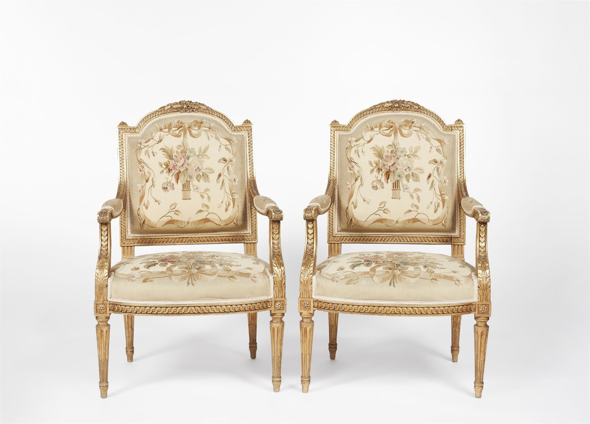 A pair of Napoléon III fauteuils