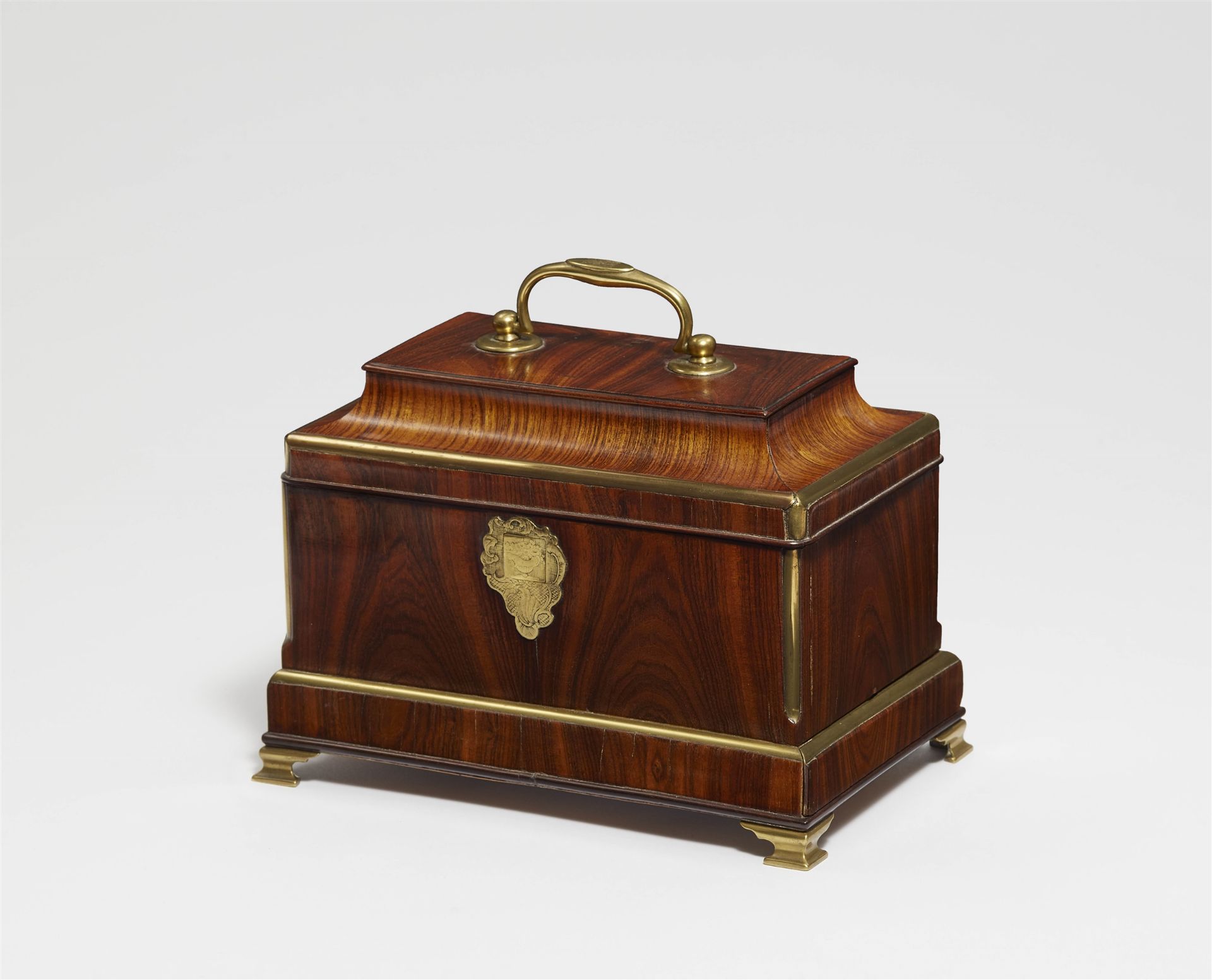 A tea caddy by Abraham Roentgen