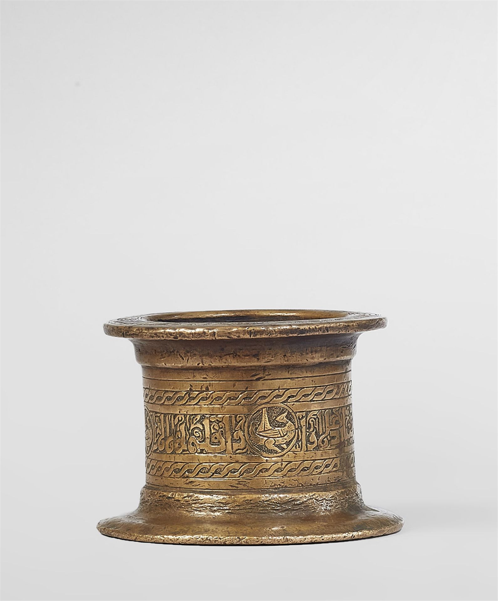 A small Islamic mortar - Image 2 of 4