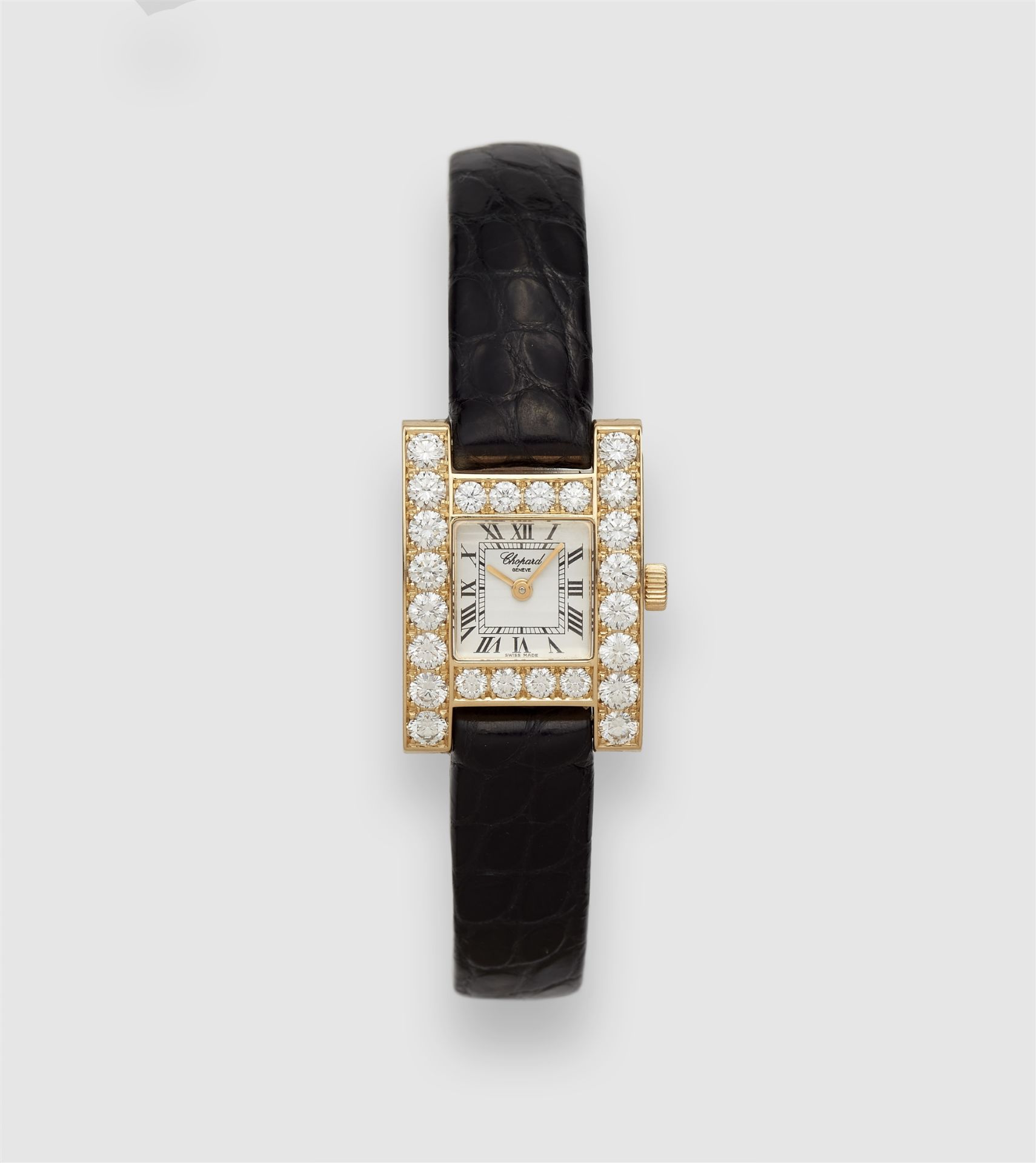 An 18k gold quartz Chopard Your Hour ladies wristwatch.