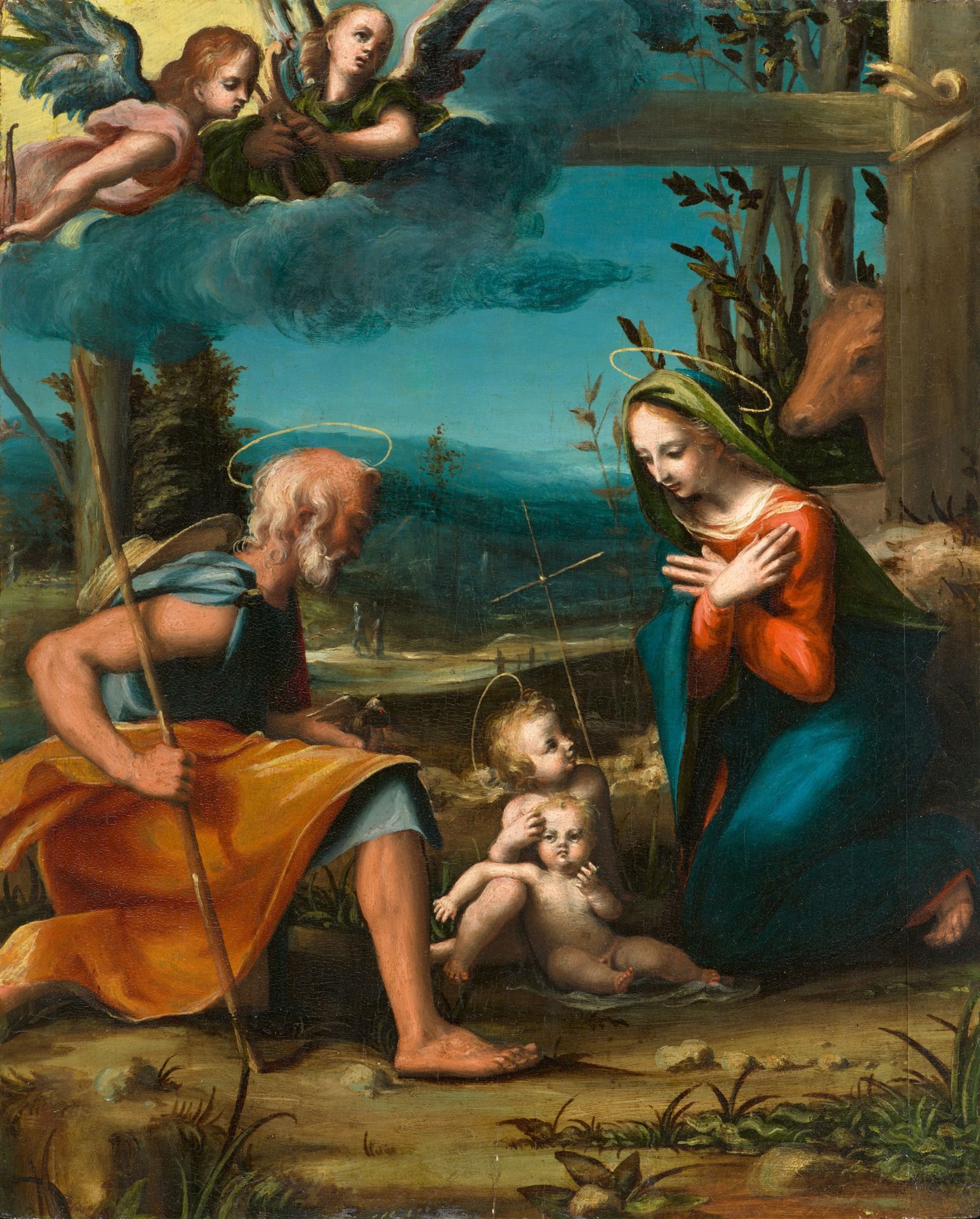 Francesco Maria Rondani, The Holy Family with the Infant Saint John the Baptist