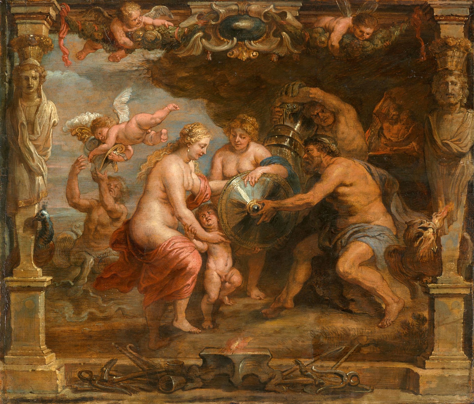 Erasmus Quellinus II, Thetis Recieving Weapons for Achilles