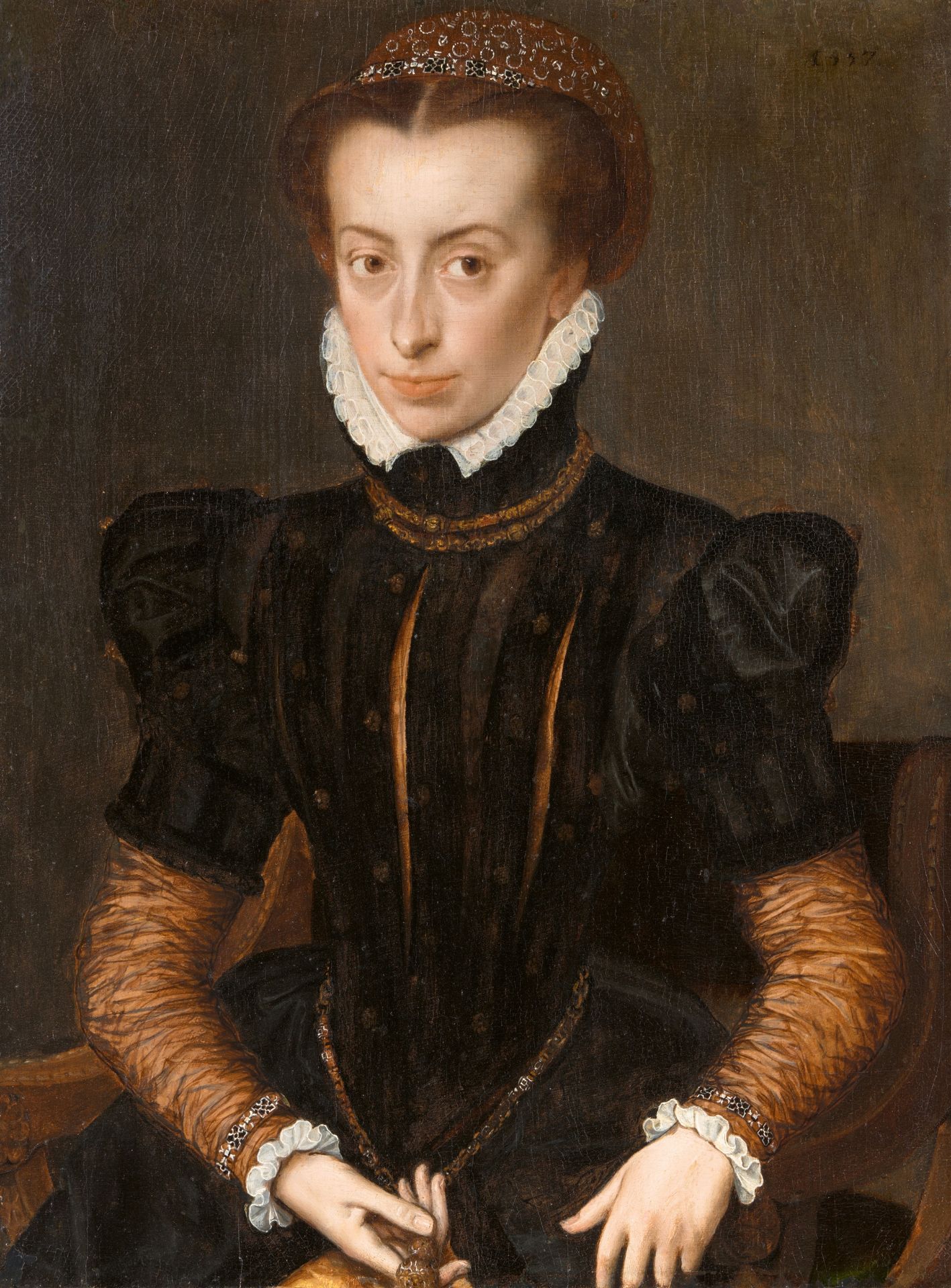 Französischer oder Flämischer Künstler, 1557, Portrait of a Lady