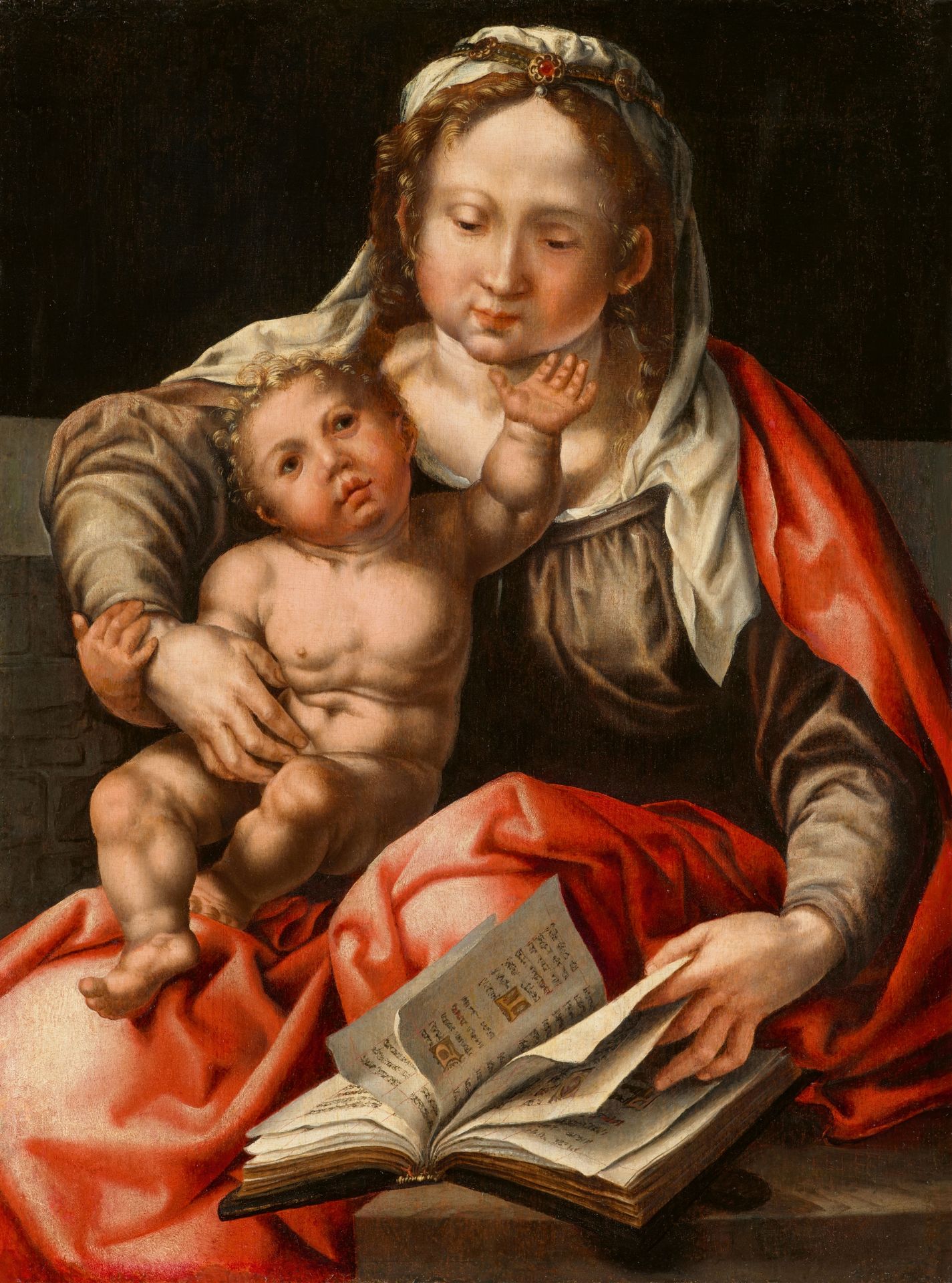 Jan Cornelisz. Vermeyen, Madonna mit Kind