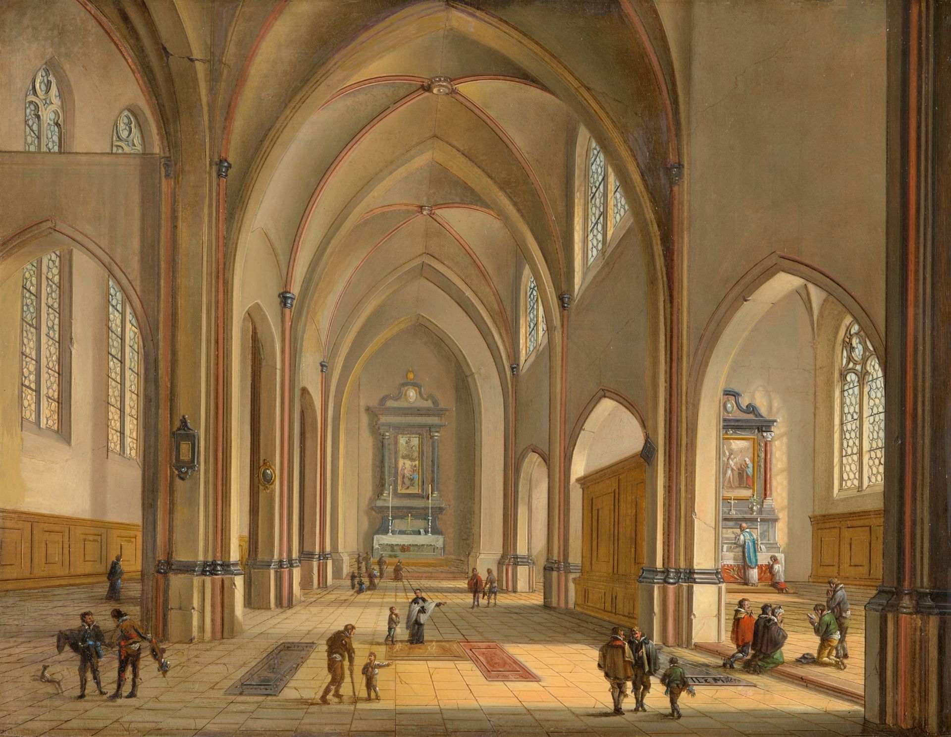 Johann Ludwig Ernst Morgenstern, Blick in einen Kirchenraum